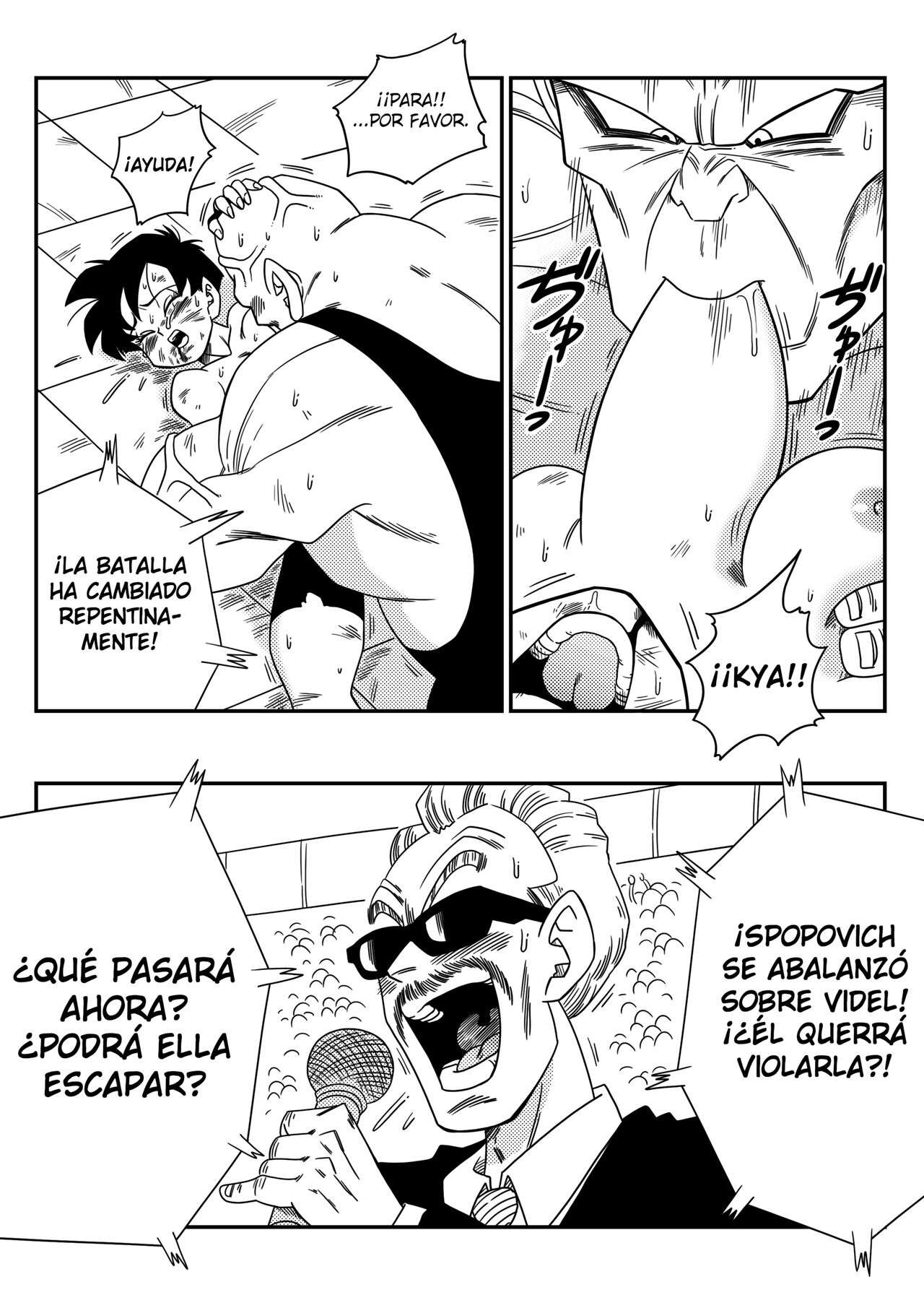 [Yamamoto] Videl VS Spopovich [SRSM] (sin censura) imagen número 7