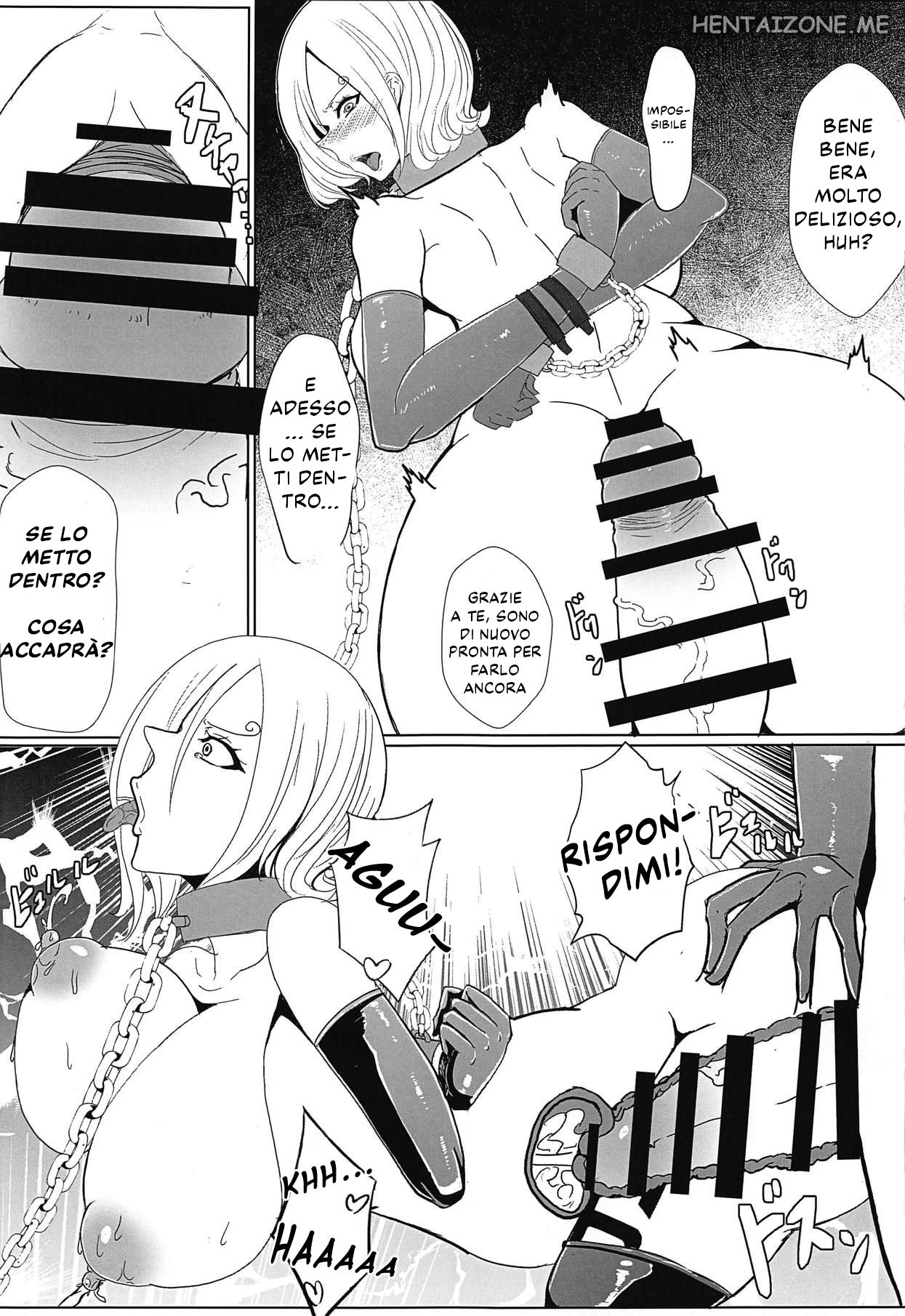 (C95) [Saketanuki no Kakushigura (Saketanuki)] Ochita Chou ~Smoothie Choukyou Hen~ | I Giocattoli di Big Mama (One Piece) [Italian] image number 16