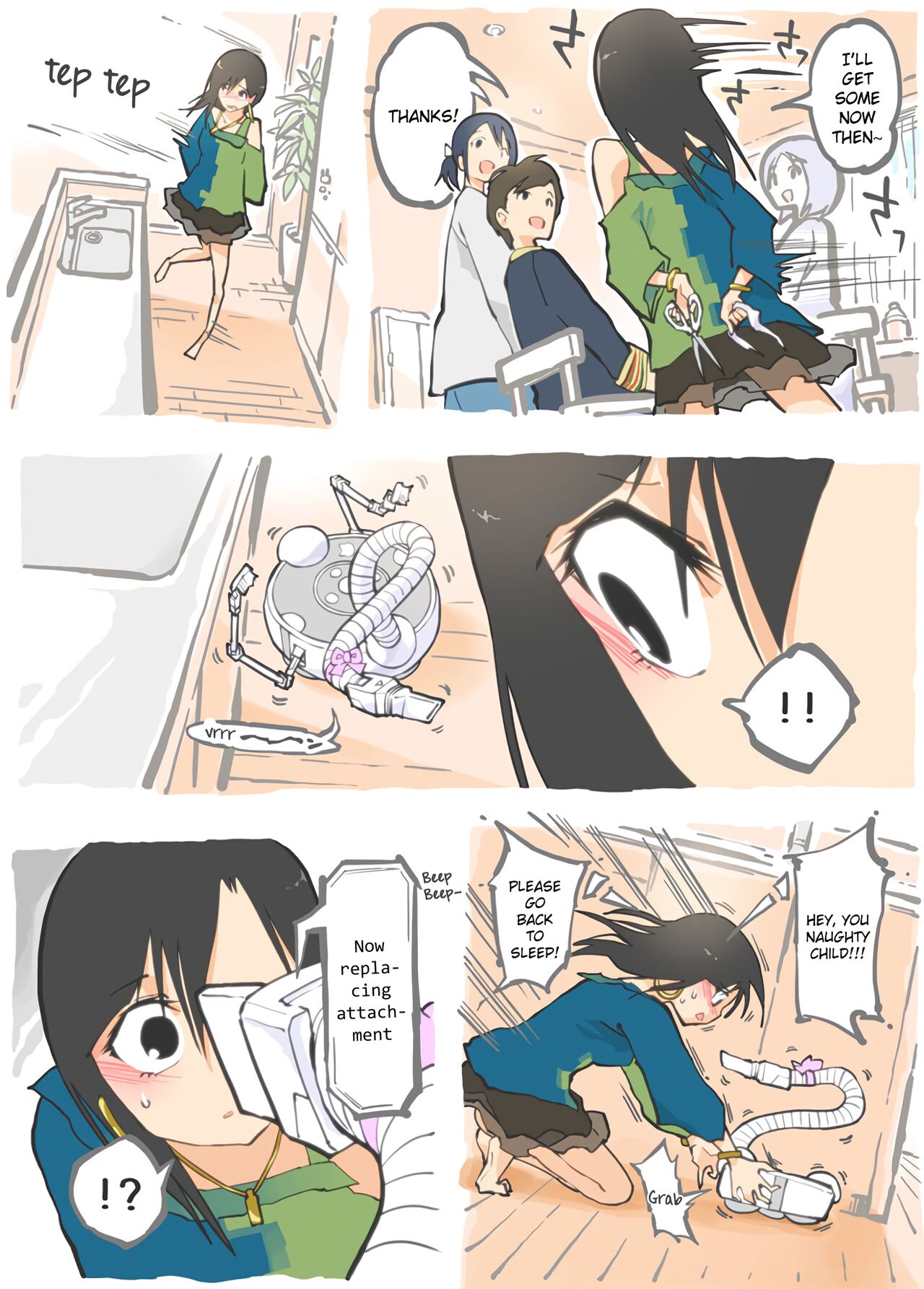 [Alpaca Club] Molested by a Vacuum Cleaner - Kohai's Home Visit - [English] 图片编号 14