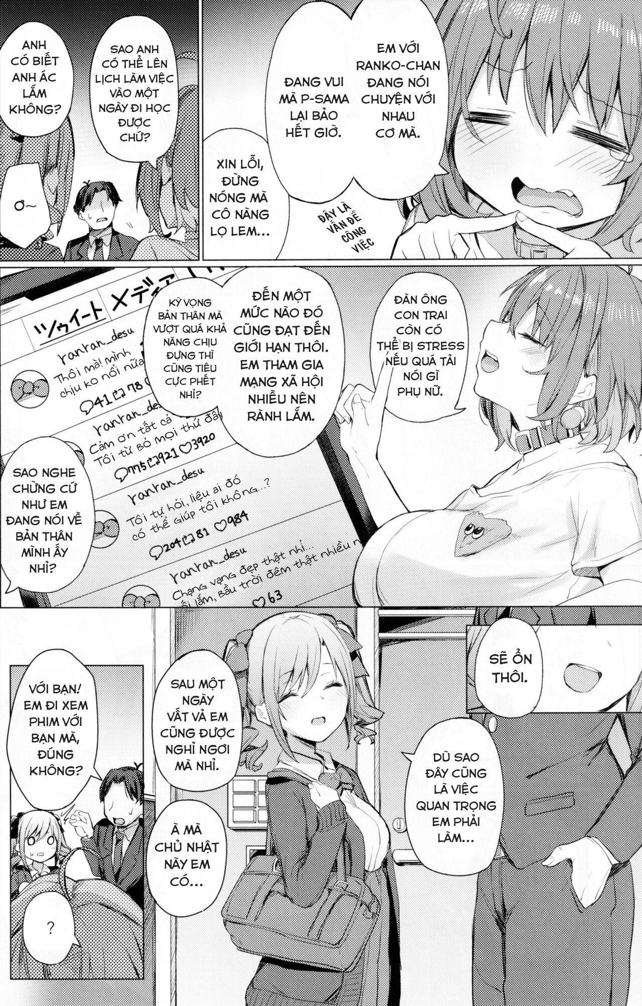 (C101) [grand-slum (Cure Slum)] Bunkei Jogakusei no Seiyoku ga Tsuyosugite Komaru Hon (THE IDOLM@STER CINDERELLA GIRLS) [Vietnamese Tiếng Việt] numero di immagine  4