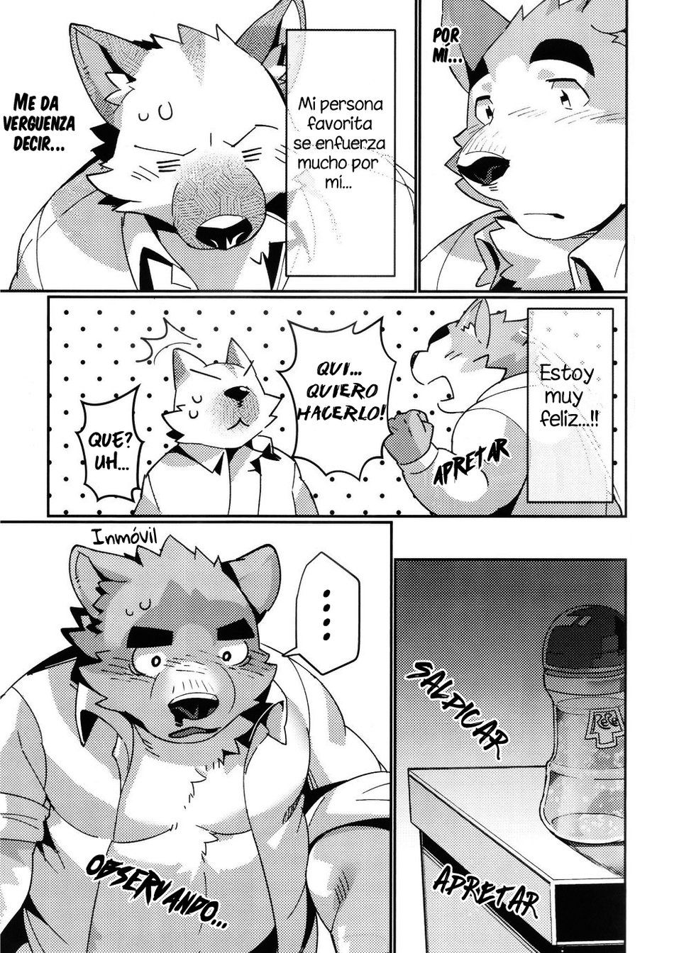 (Kemoket 8) [Dabo (Syukouakanaru)] Shiroi-kun no Shakai Kengaku 2 | Shirois Public Investigation 2 [Spanish] [Miyagi-sensei] image number 25