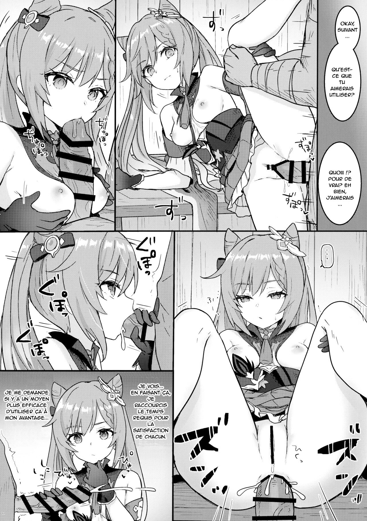 [Wasabi Mochi (Momosawa)] Un livre dans lequel Keqing travaille ses subordonnés efficacement [French] [OppaimonTrad] 图片编号 13