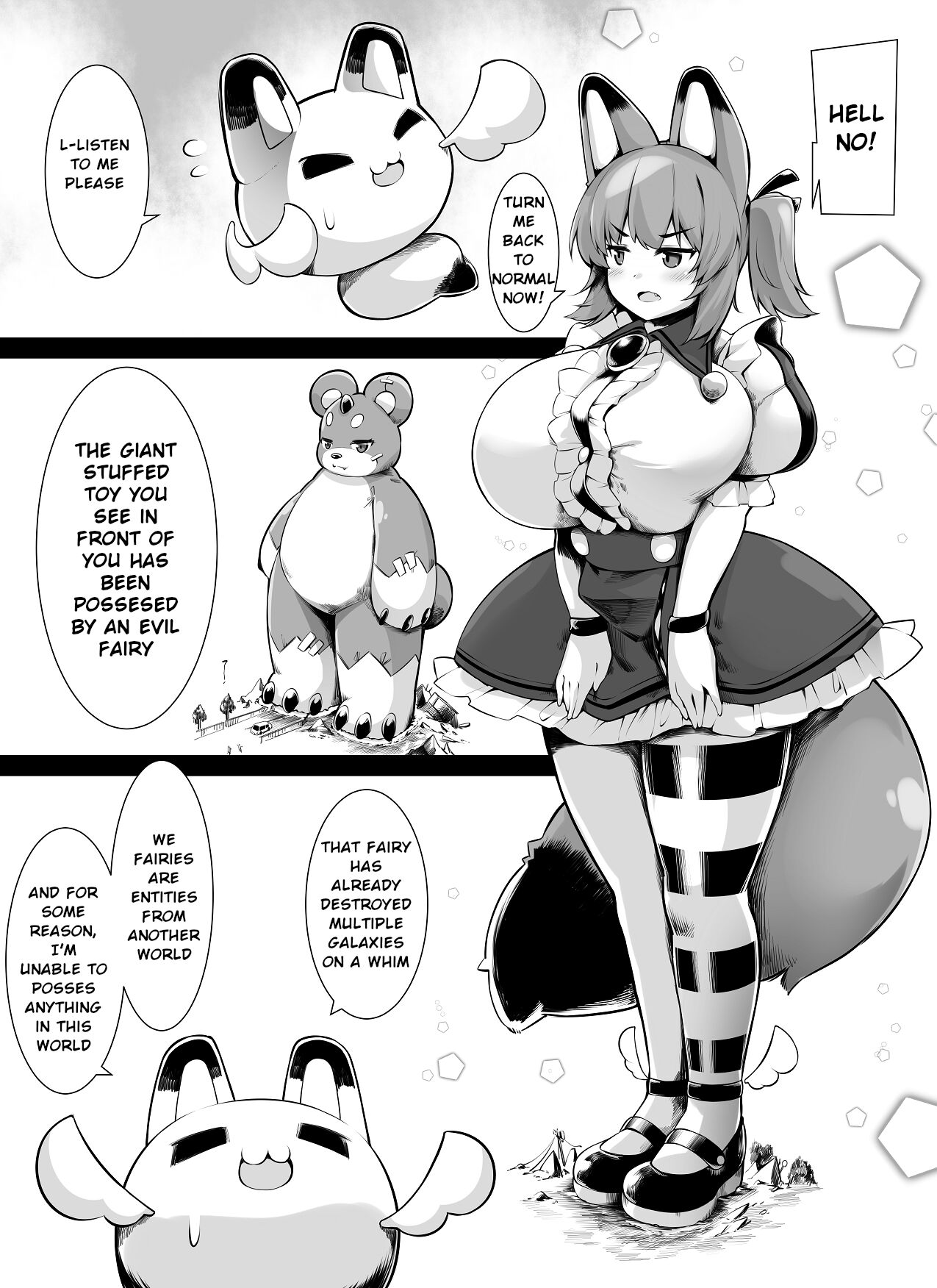 [Toka] Big breasted fox eared magical girl can only be huge! numero di immagine  5