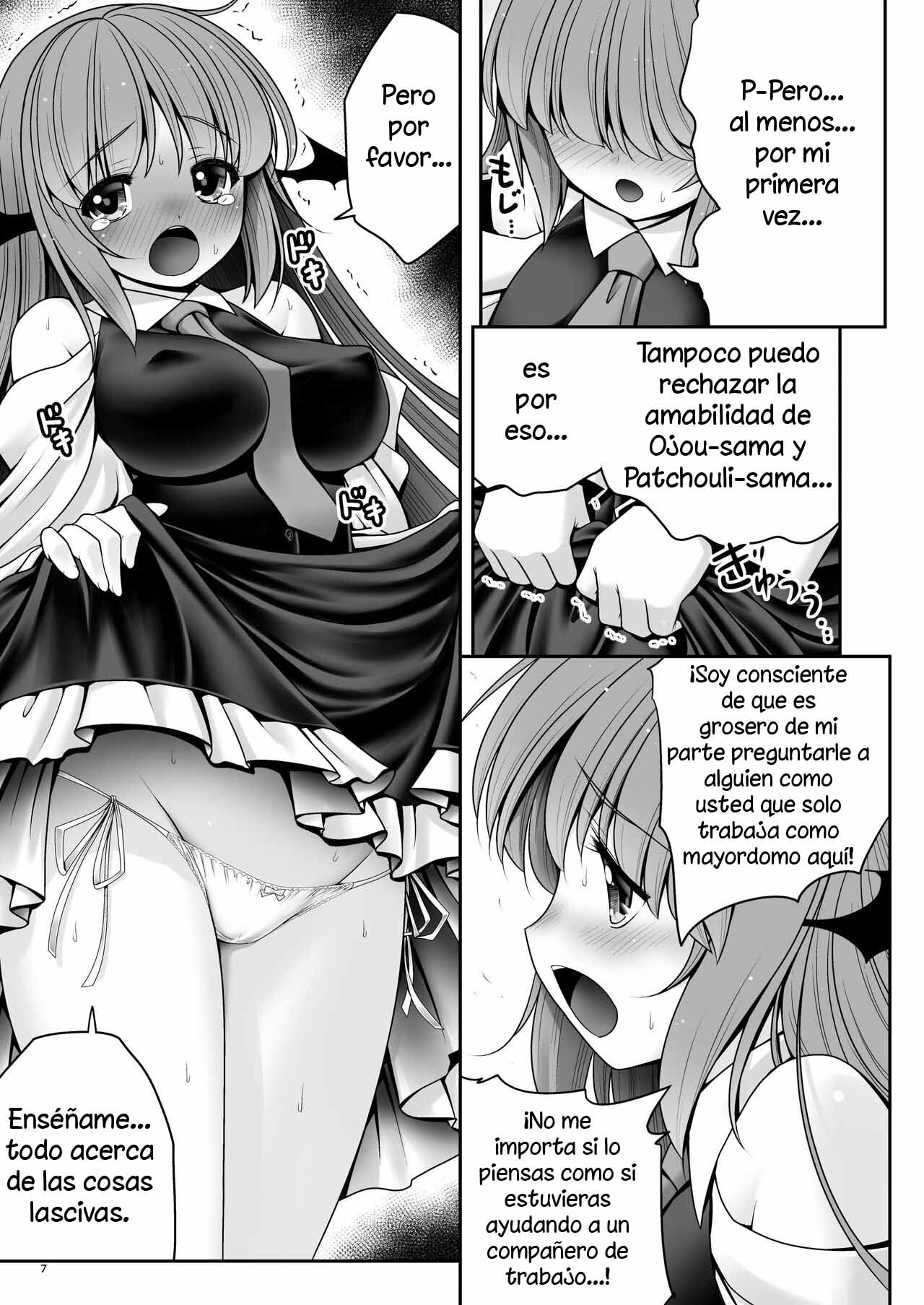 Yosutebito na Mangakaki (Tomoki Tomonori)] Teaching a Naïve Demon Girl The Basics (Touhou Project) [Spanish] numero di immagine  4