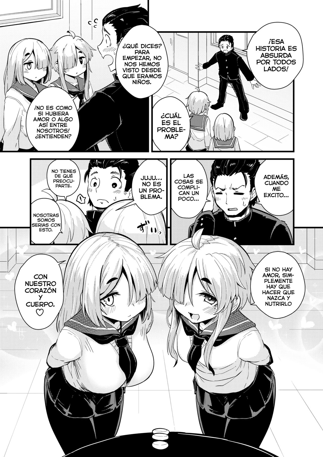 [Suzunomoku] Futago to Himegoto (WEEKLY Kairakuten 2023 No.09) [Digital] [Spanish] [Lolbooru Scan] 이미지 번호 5