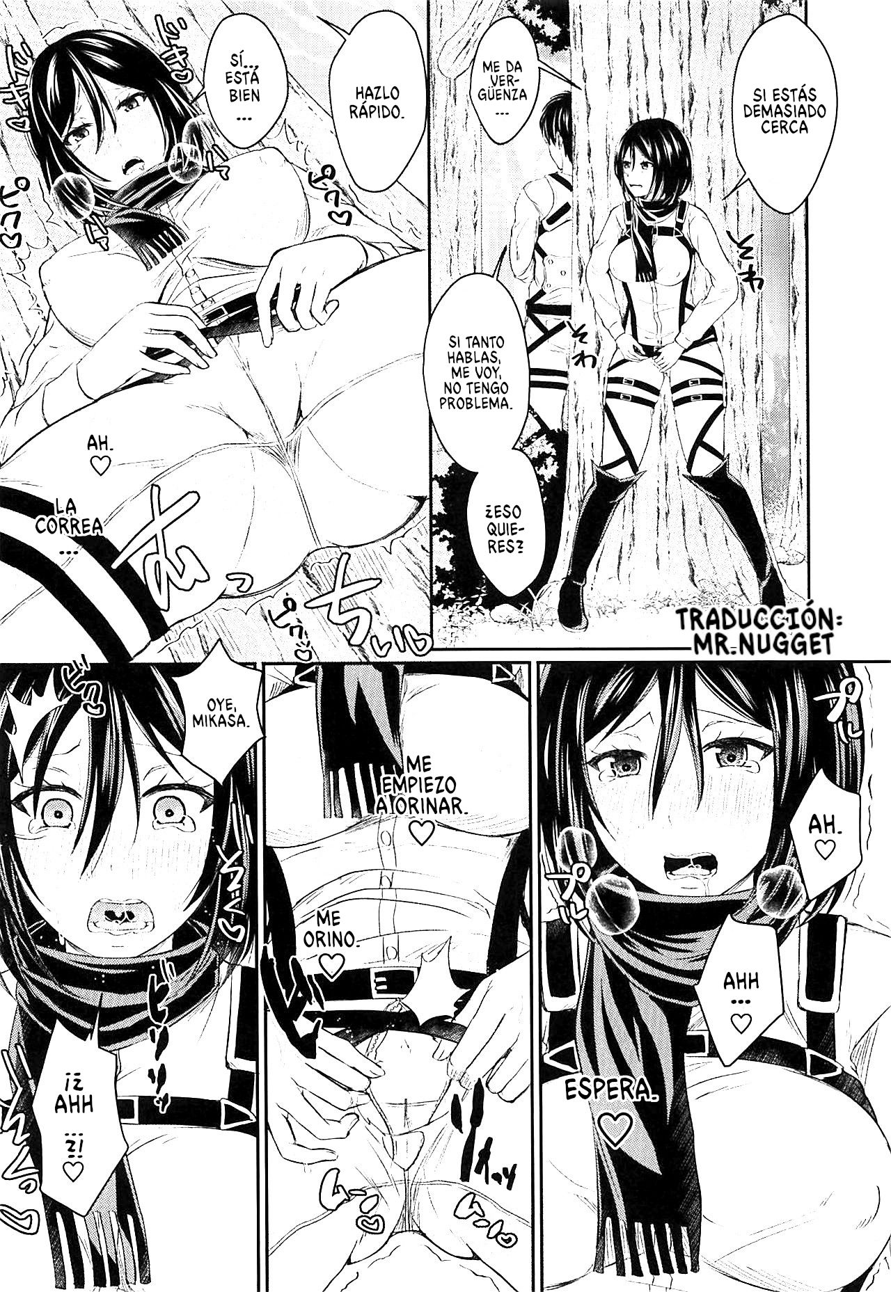 (C96) [Pucchu (Echigawa Ryuuka)] Ano Hi no Shounen Shoujo | El chico y la chica de aquel día (Shingeki no Kyojin) [Spanish] [Mr. Nugget] 图片编号 5