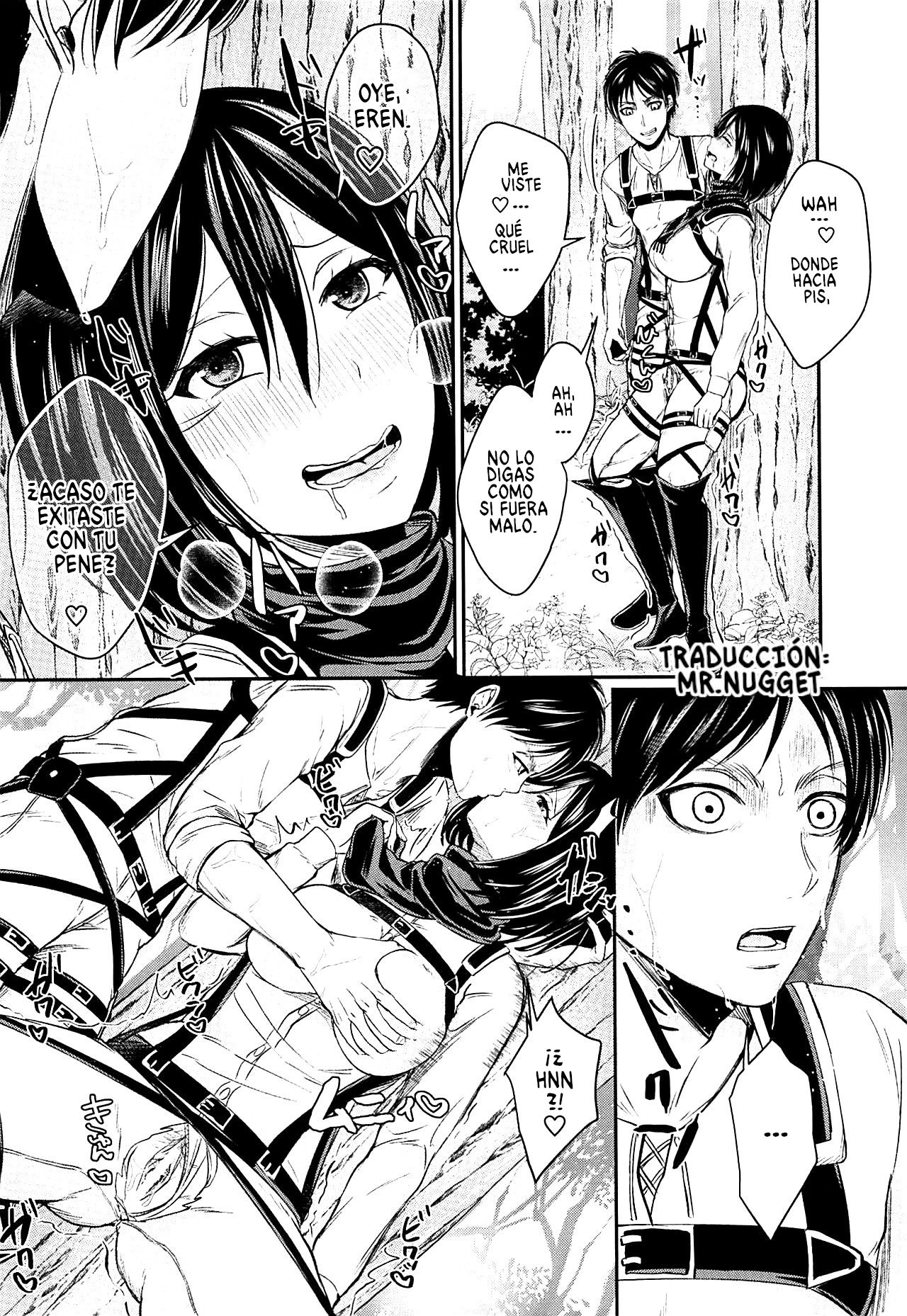 (C96) [Pucchu (Echigawa Ryuuka)] Ano Hi no Shounen Shoujo | El chico y la chica de aquel día (Shingeki no Kyojin) [Spanish] [Mr. Nugget] 图片编号 7