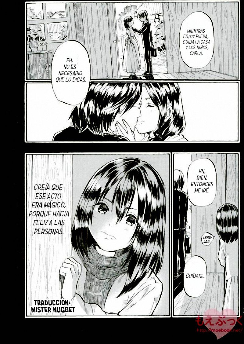 [Haicara (Yukiko)] Muchi na Watashi ni Amai Kiss o (Shingeki no Kyojin) [Spanish] [Mr. Nugget] image number 2