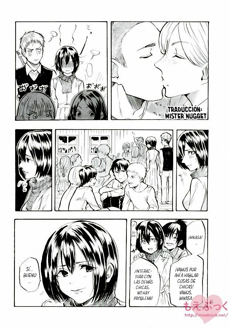 [Haicara (Yukiko)] Muchi na Watashi ni Amai Kiss o (Shingeki no Kyojin) [Spanish] [Mr. Nugget] image number 7