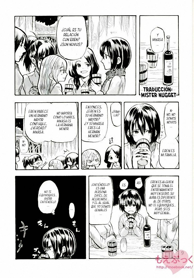 [Haicara (Yukiko)] Muchi na Watashi ni Amai Kiss o (Shingeki no Kyojin) [Spanish] [Mr. Nugget] image number 8