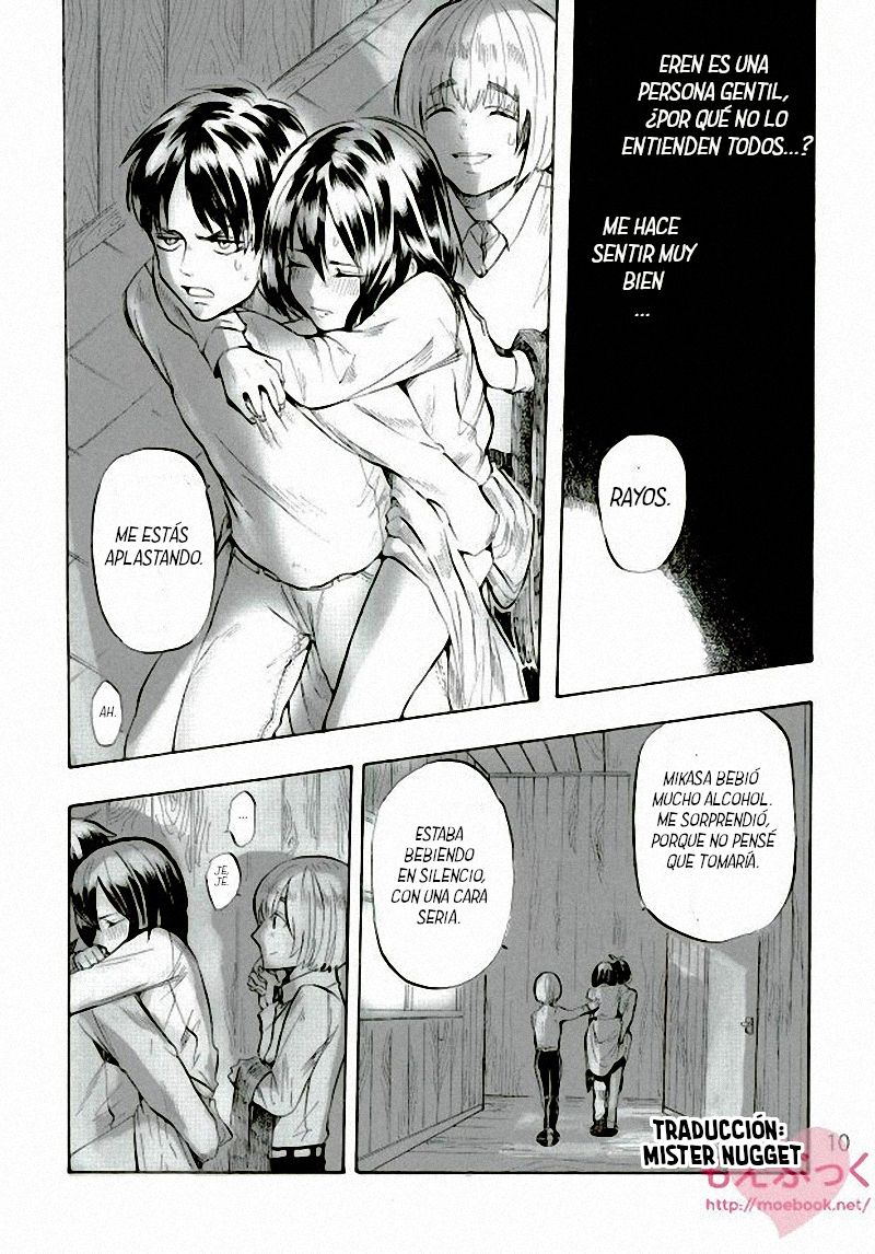 [Haicara (Yukiko)] Muchi na Watashi ni Amai Kiss o (Shingeki no Kyojin) [Spanish] [Mr. Nugget] image number 9