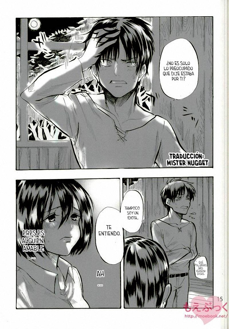 [Haicara (Yukiko)] Muchi na Watashi ni Amai Kiss o (Shingeki no Kyojin) [Spanish] [Mr. Nugget] image number 14