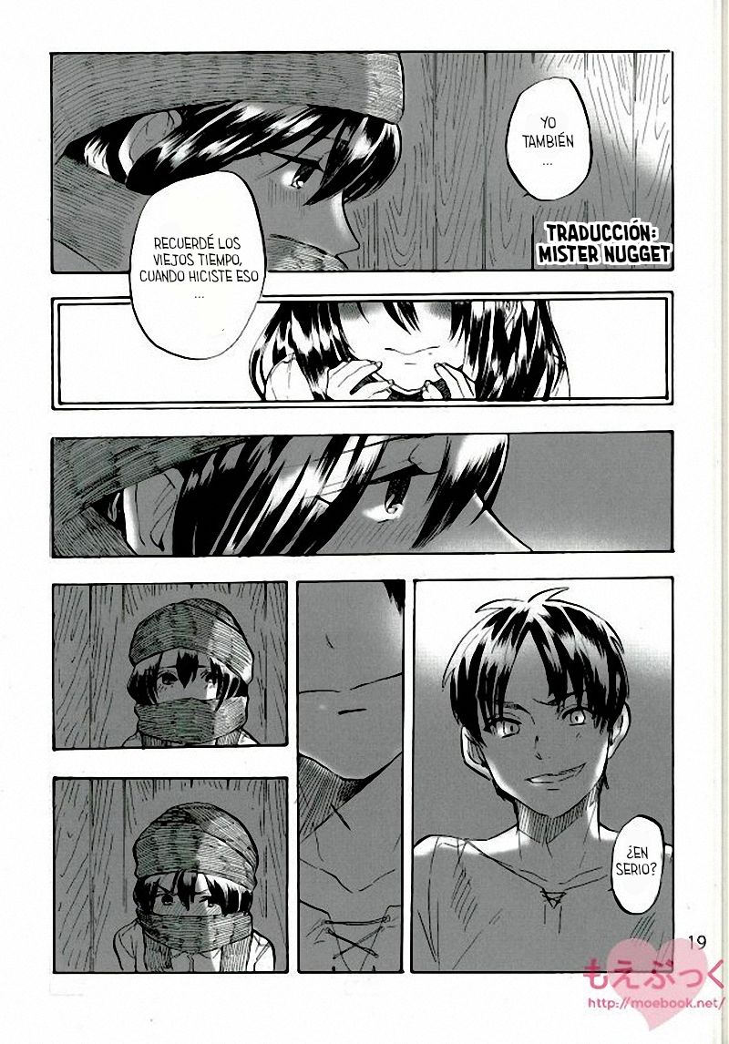 [Haicara (Yukiko)] Muchi na Watashi ni Amai Kiss o (Shingeki no Kyojin) [Spanish] [Mr. Nugget] image number 18