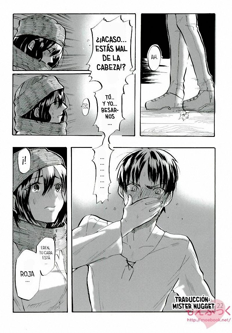 [Haicara (Yukiko)] Muchi na Watashi ni Amai Kiss o (Shingeki no Kyojin) [Spanish] [Mr. Nugget] image number 21