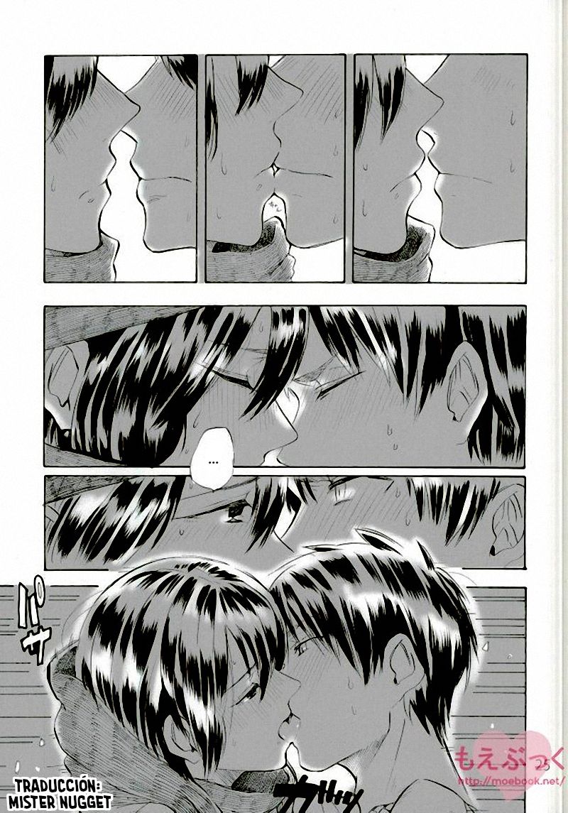 [Haicara (Yukiko)] Muchi na Watashi ni Amai Kiss o (Shingeki no Kyojin) [Spanish] [Mr. Nugget] image number 24