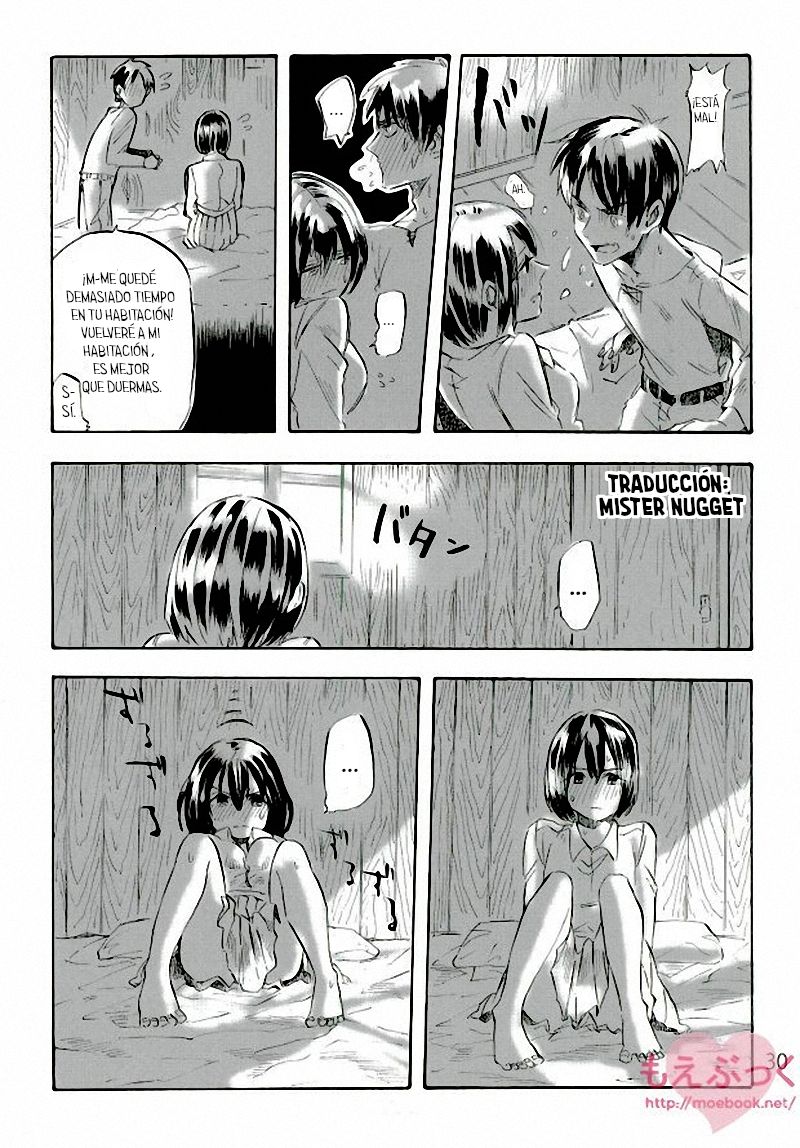 [Haicara (Yukiko)] Muchi na Watashi ni Amai Kiss o (Shingeki no Kyojin) [Spanish] [Mr. Nugget] image number 29