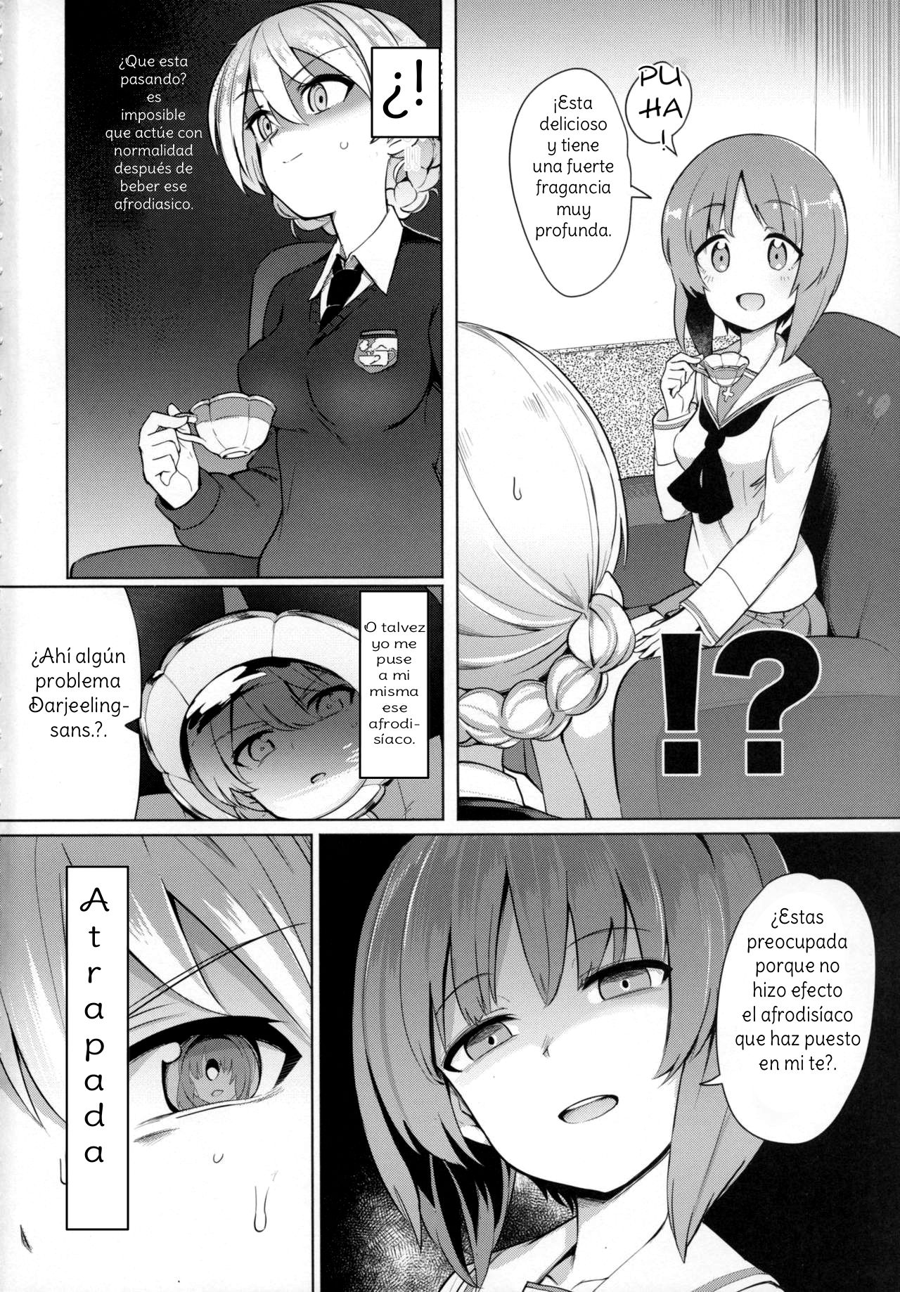 Yakitate Jamaica (Aomushi)] Chinpo Yakuza Miporin 4 Koucha Kairaku Choukyou Hen Chinpo Yakuza Miporin 4 Black Tea Slave Training (Girls und Panzer) Spanish 画像番号 3