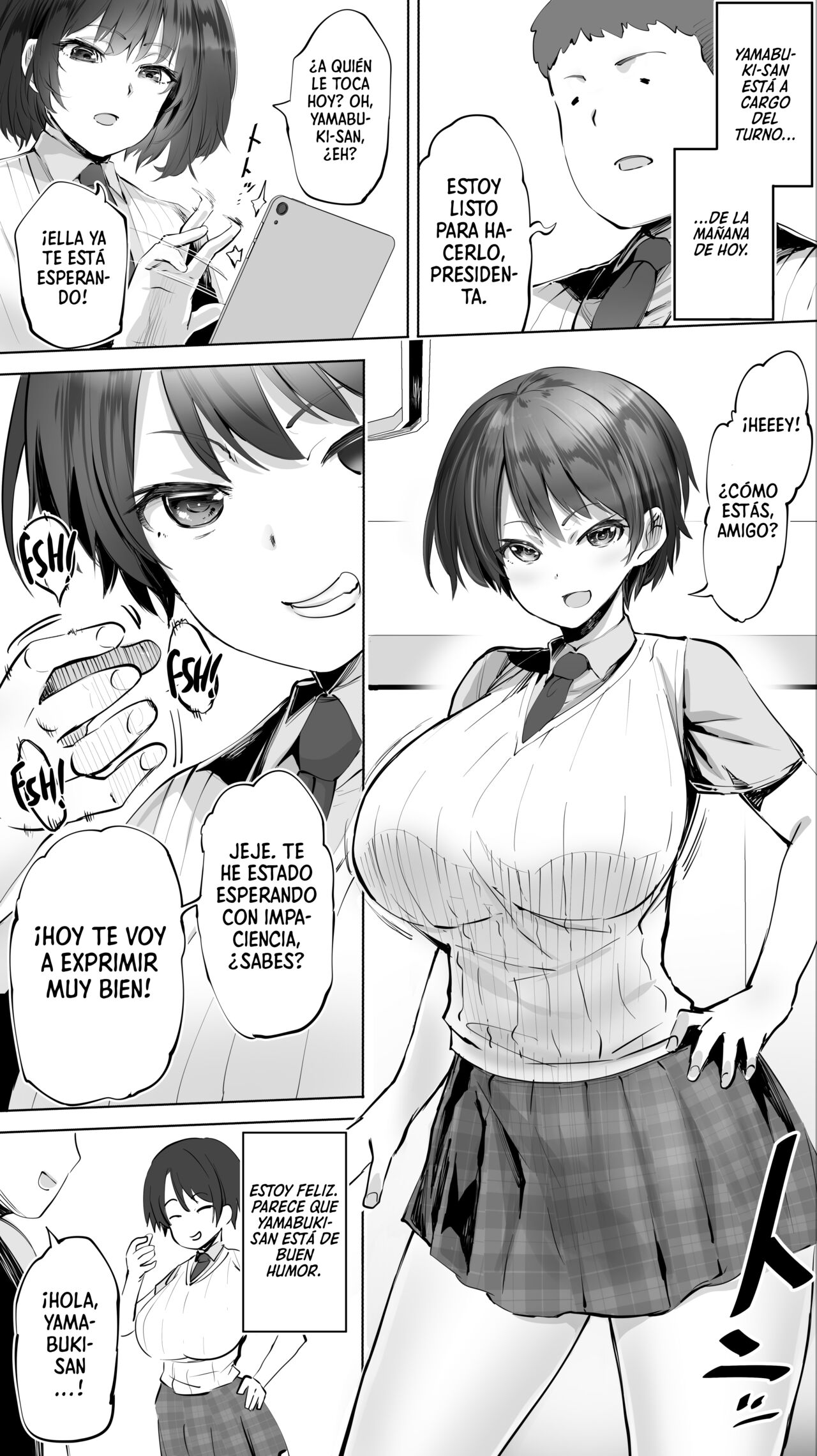 [STUDIO HUAN (Raidon)] Taiseii no Minna Shitto Shinaide... | ¡No se ENOJEN Chicas del Comite! [Spanish] [Team Rabu2+HentaIsLife Scans] numero di immagine  4