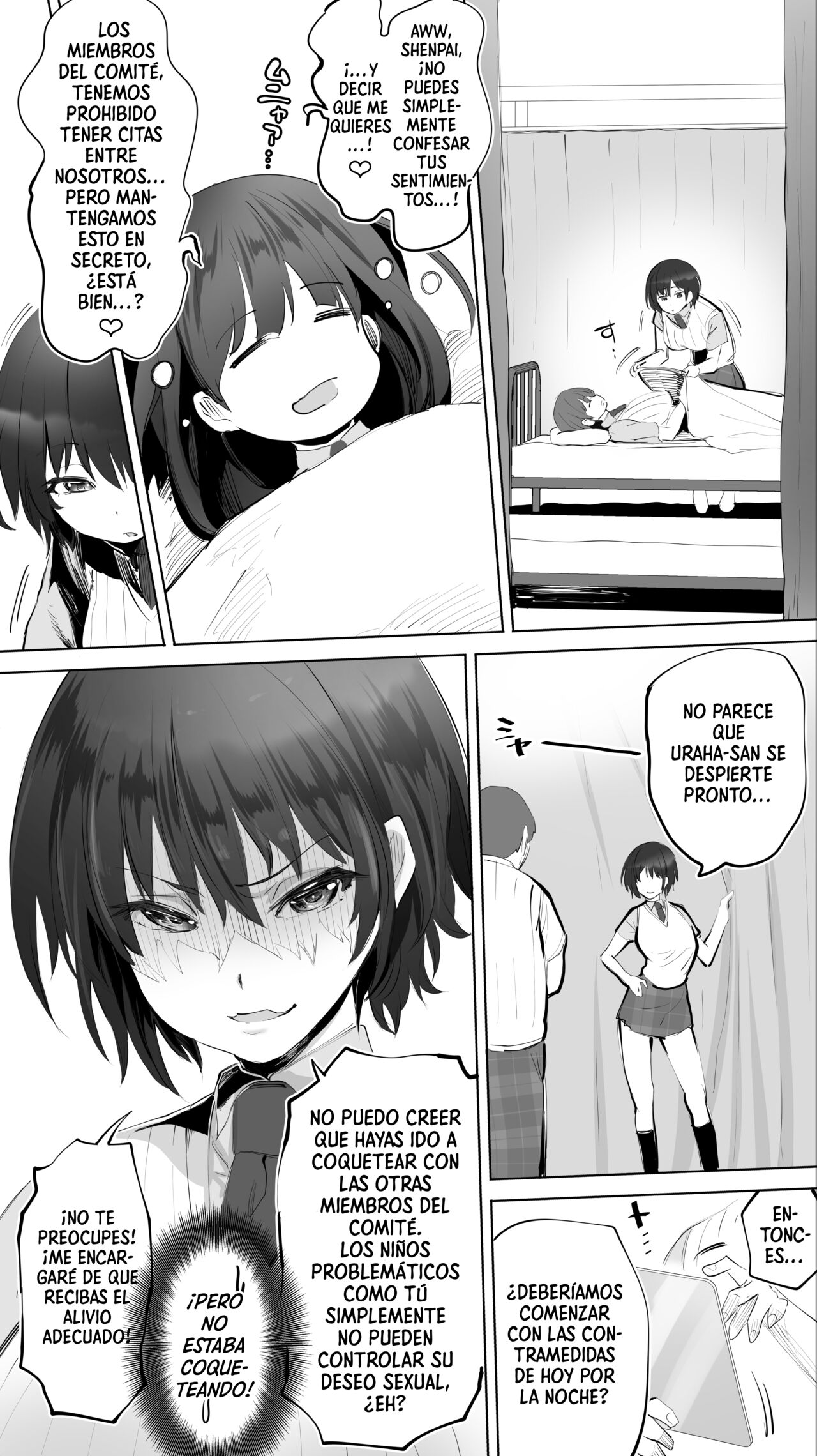 [STUDIO HUAN (Raidon)] Taiseii no Minna Shitto Shinaide... | ¡No se ENOJEN Chicas del Comite! [Spanish] [Team Rabu2+HentaIsLife Scans] numero di immagine  32