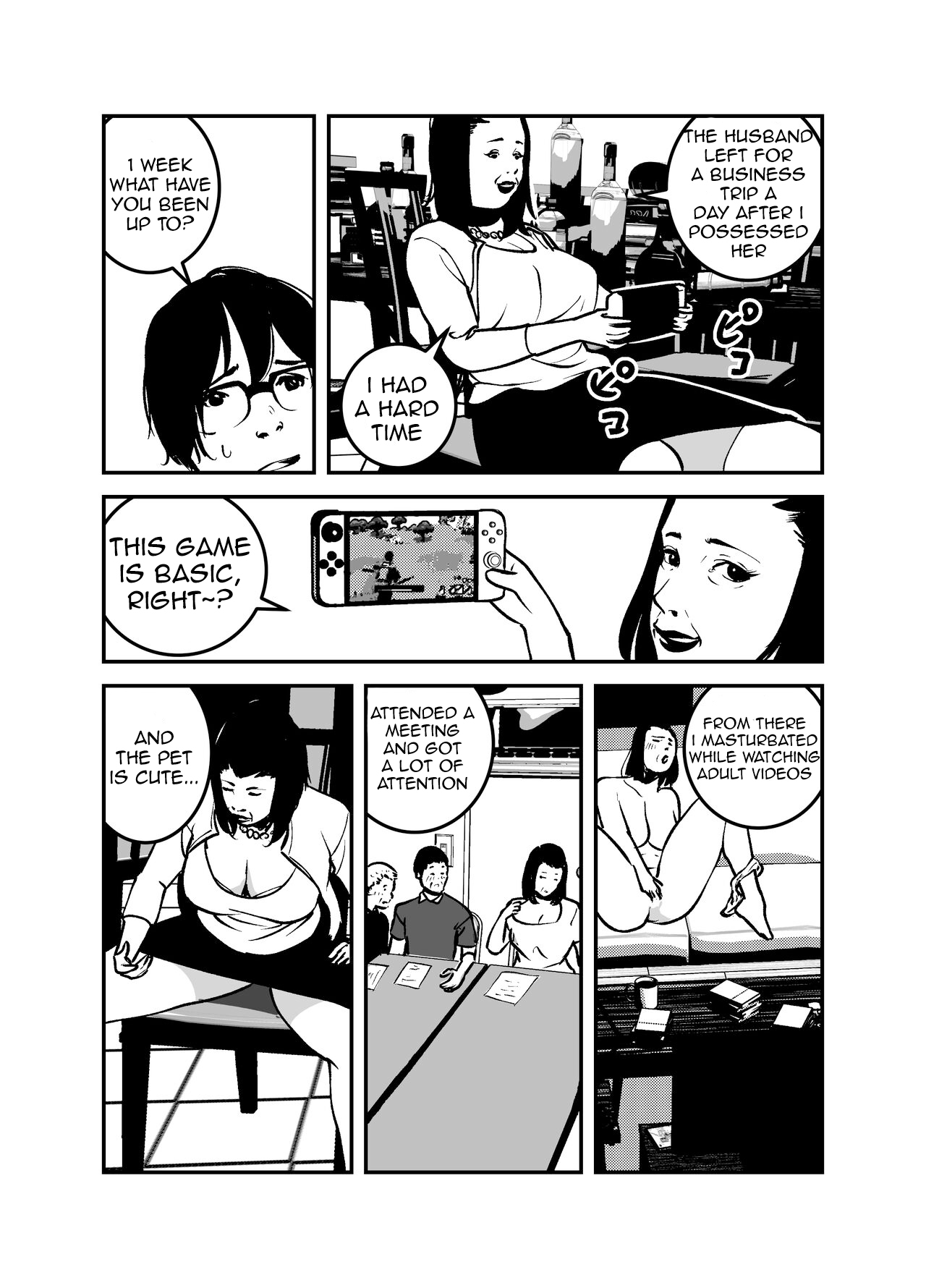 [like-a-moon] Hyoui Suru nara Kanemochi no Bakunyuu Babaa ni Kagiru! | If you want to be possessed, it must be a rich hag with big tits! [English] 图片编号 8