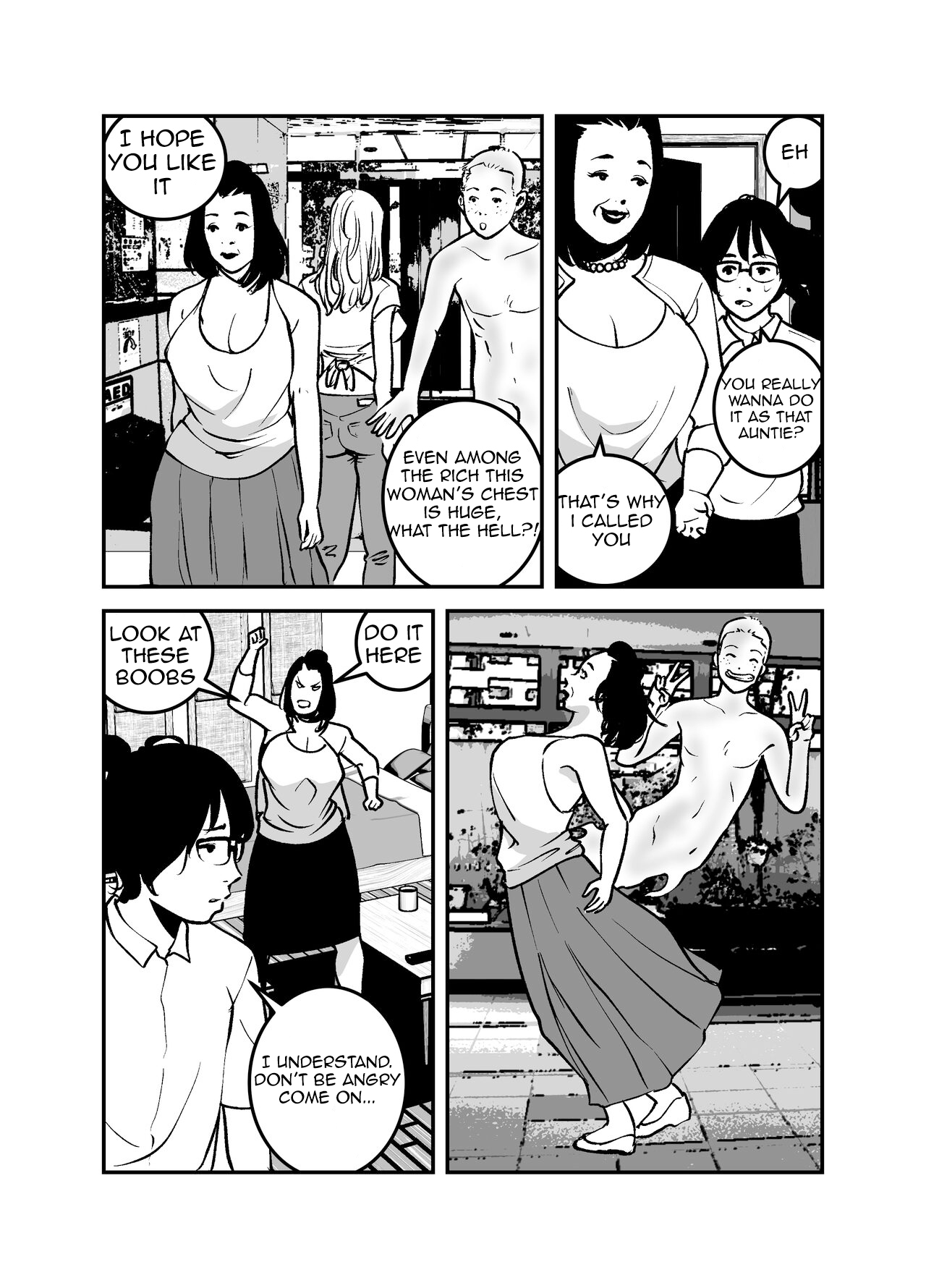 [like-a-moon] Hyoui Suru nara Kanemochi no Bakunyuu Babaa ni Kagiru! | If you want to be possessed, it must be a rich hag with big tits! [English] 图片编号 10