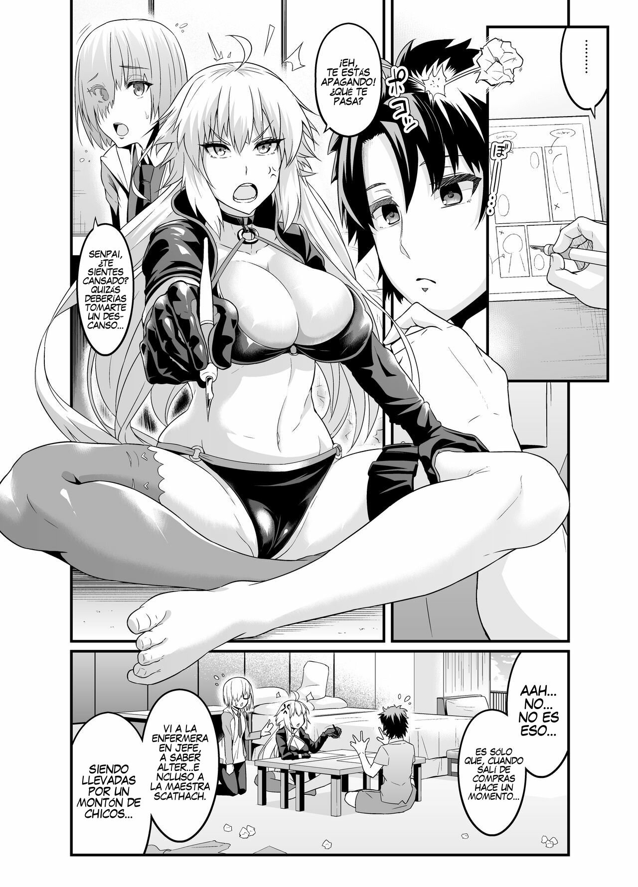 (C95) [Digianko (Ankoman)] Chaldea Yariman Nanpa Bitch-bu (Fate/Grand Order) [Spanish] image number 5