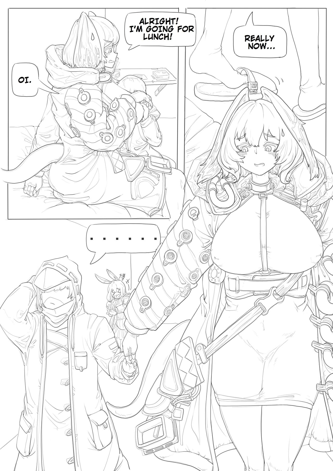 Holhaya and the Doctor's caressing routine (Arknights) [English) 画像番号 4