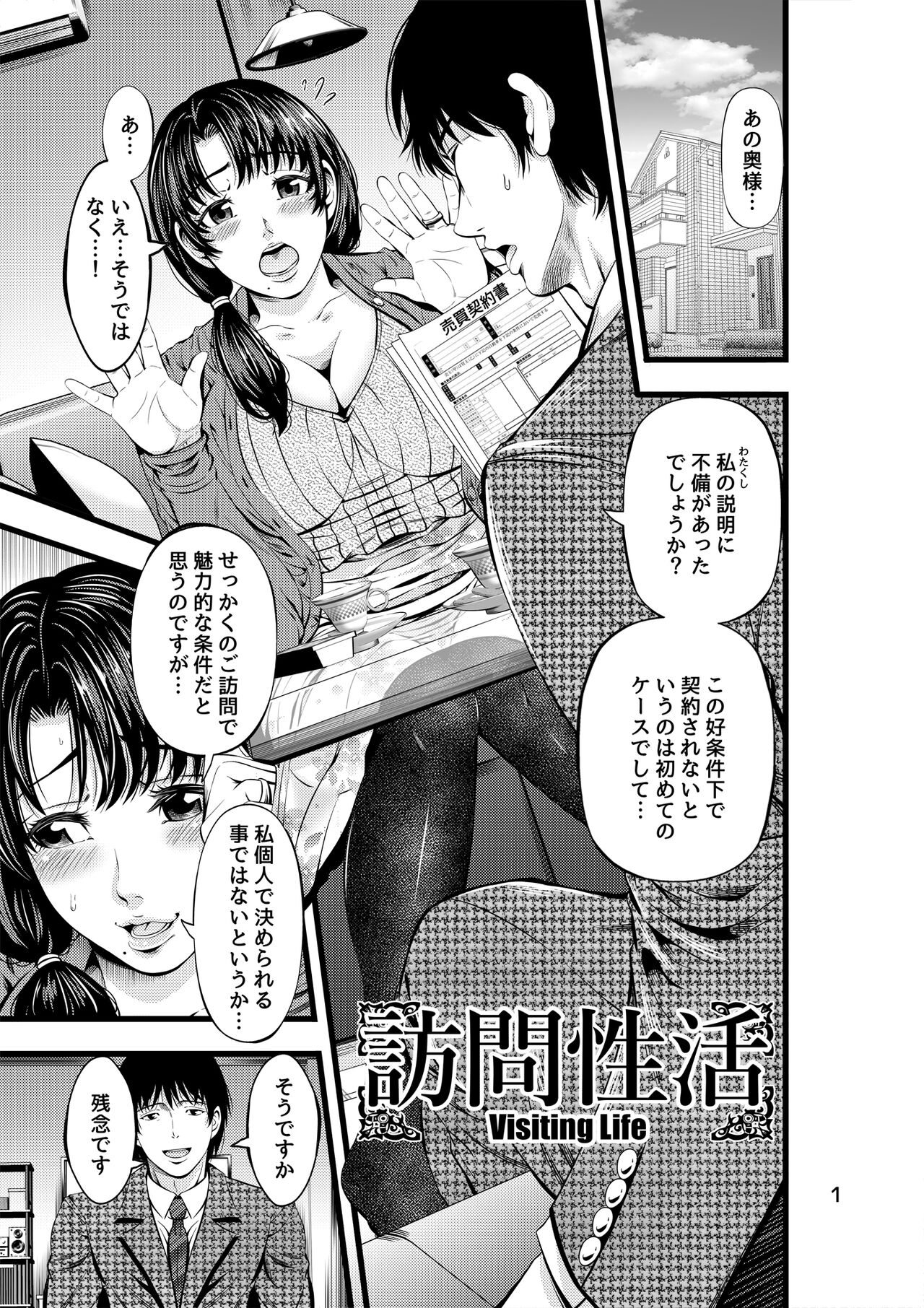 [Akiba Maou (Akiha@)] Houmon Seikatsu - Visiting Life [Digital] image number 2