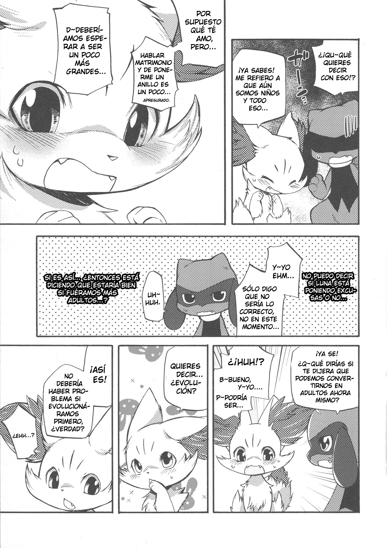(C89) [Dogear (Inumimi Moeta)] Korekara wa Zutto Issho | From Now On, We'll Always Be Together (Pokémon Mystery Dungeon) [Spanish] 이미지 번호 8