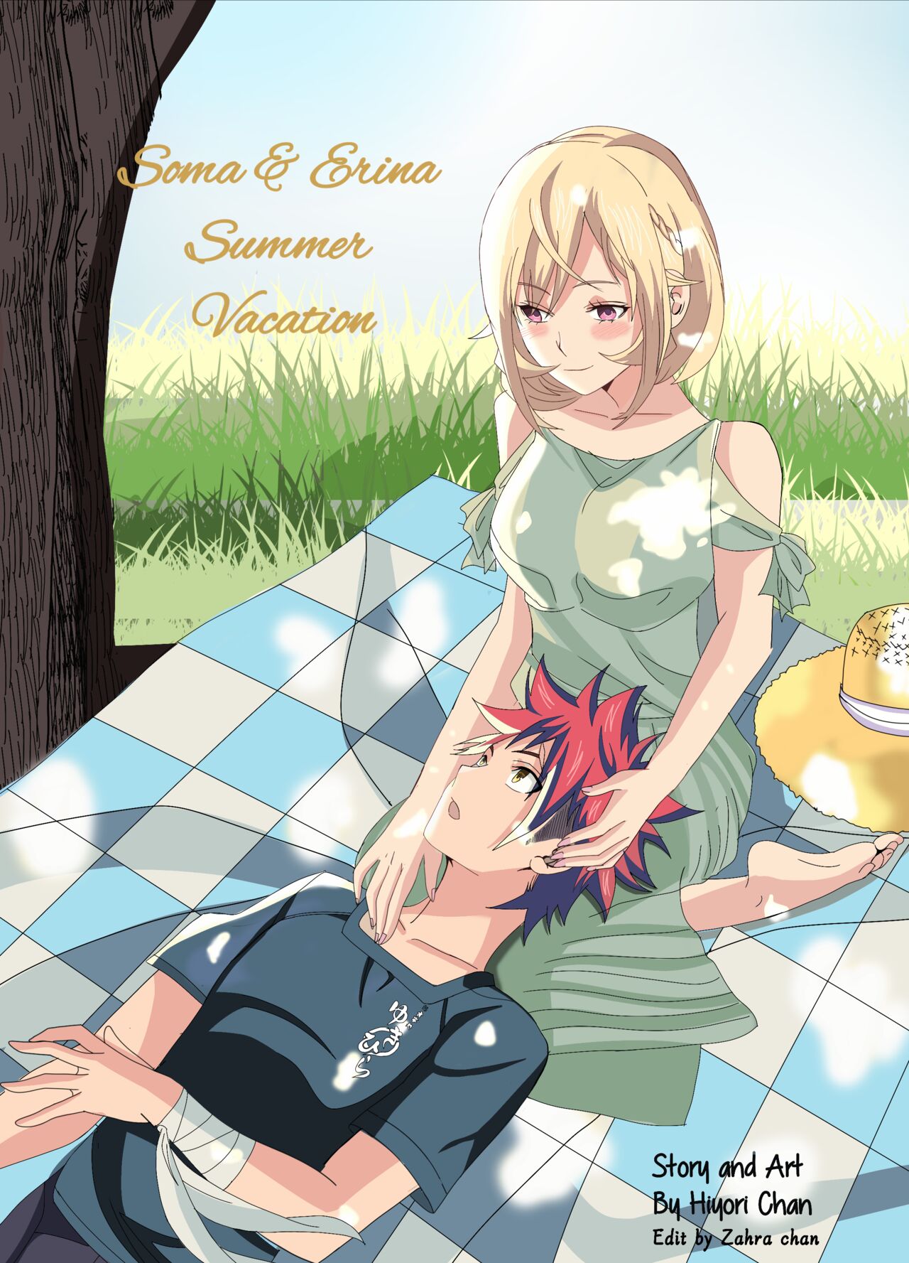 [ Hiyori chan] Soma and Erina summer vacation(Shokugeki no Soma) Bildnummer 1