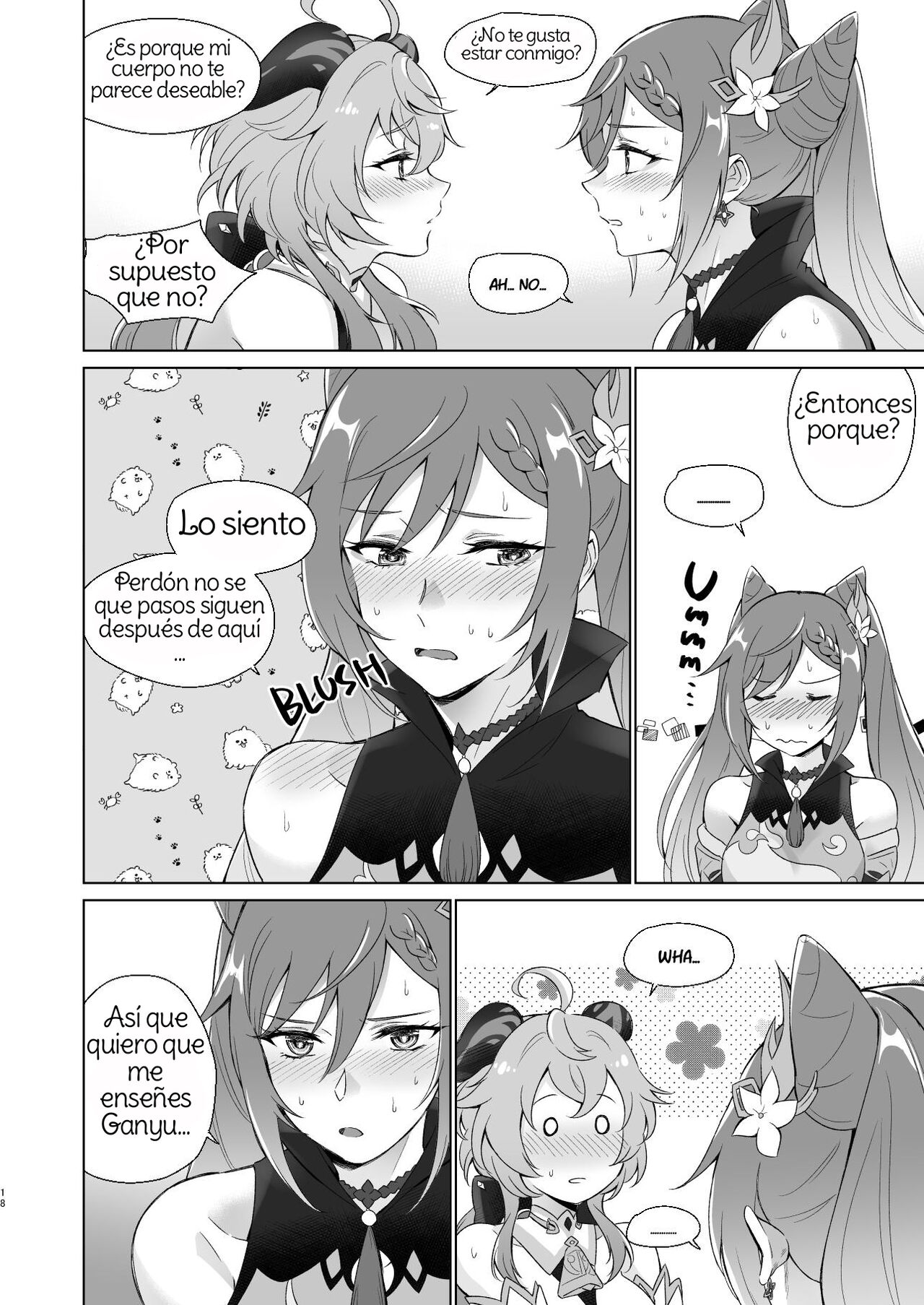 [World of Pure (Negom)] Ganyu to Ecchi ga Shitai! - Sleep with me, Ganyu (Genshin Impact) [Spanish] [Amaterasu] [Digital] 图片编号 17