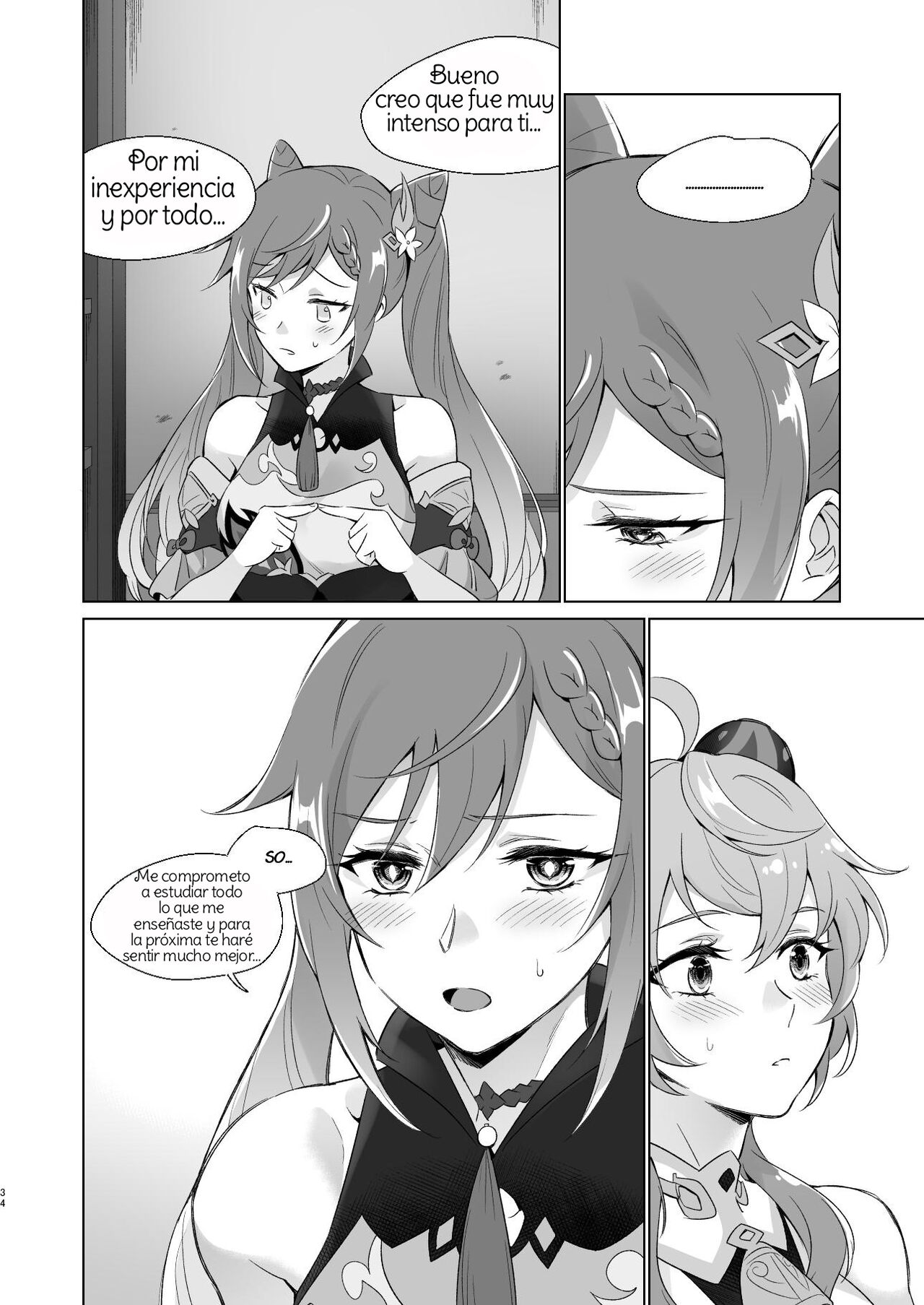 [World of Pure (Negom)] Ganyu to Ecchi ga Shitai! - Sleep with me, Ganyu (Genshin Impact) [Spanish] [Amaterasu] [Digital] 图片编号 33