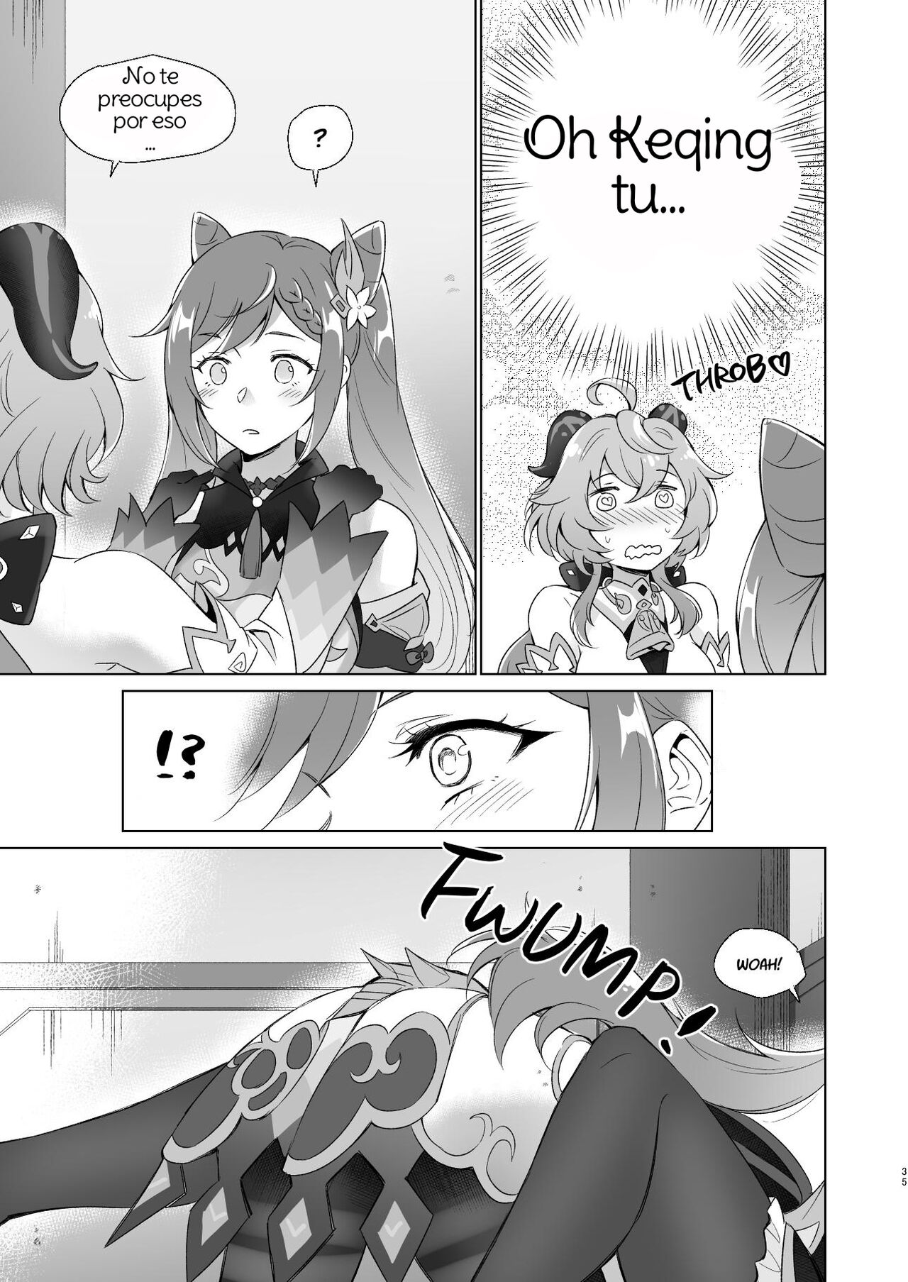 [World of Pure (Negom)] Ganyu to Ecchi ga Shitai! - Sleep with me, Ganyu (Genshin Impact) [Spanish] [Amaterasu] [Digital] 图片编号 34