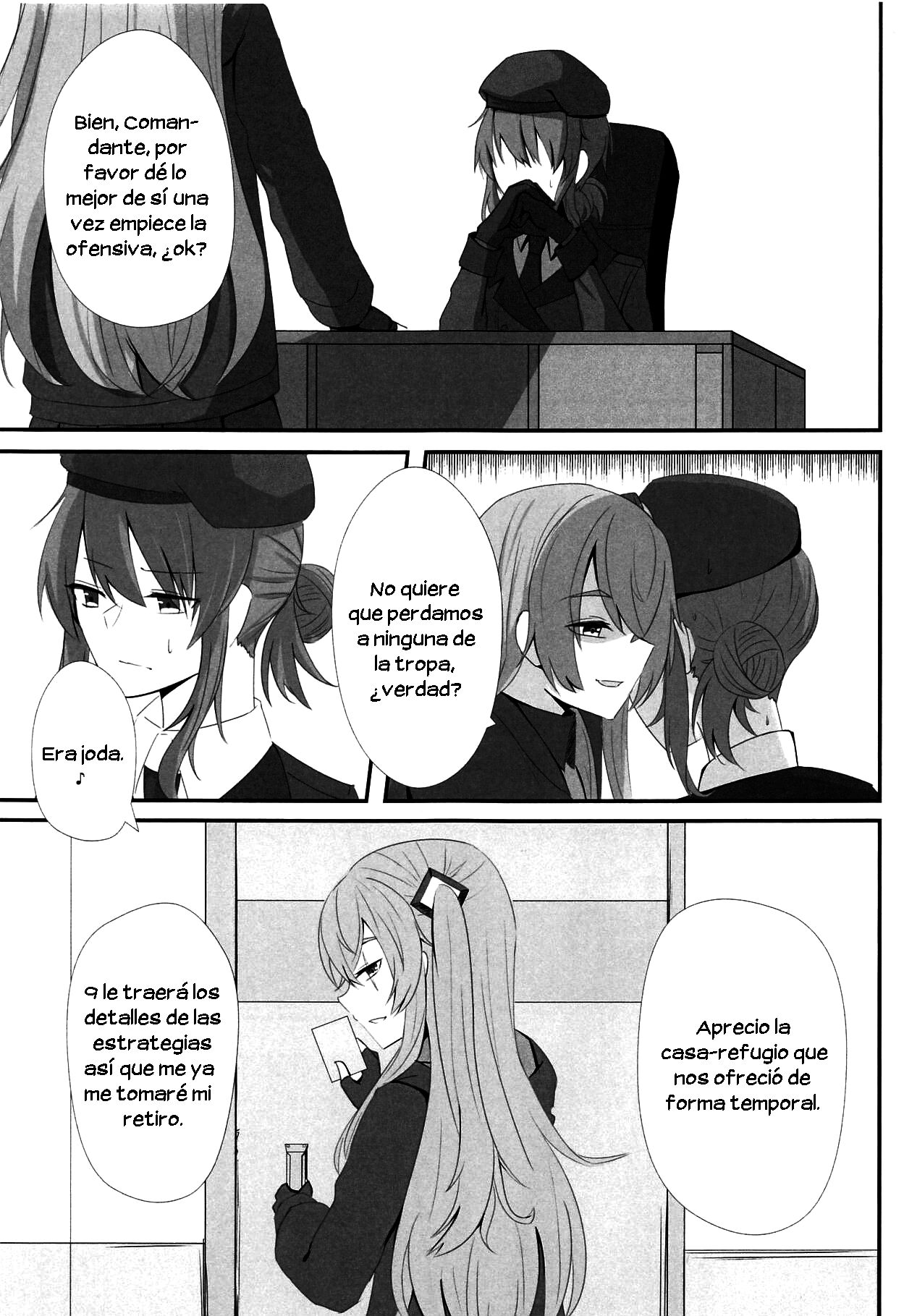 (C95) [Senba] Watashi no 45-nee wa Hitori dake! (Girls' Frontline) [Spanish] [Nekomi Fans] 画像番号 2