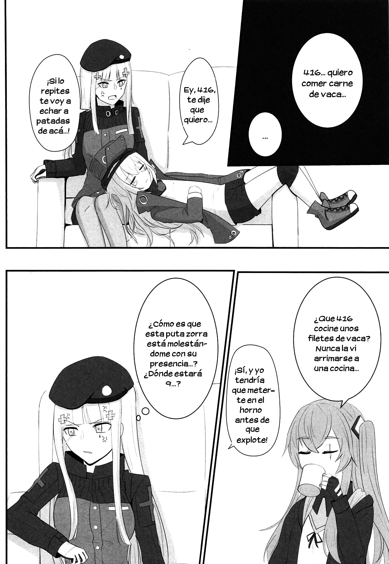 (C95) [Senba] Watashi no 45-nee wa Hitori dake! (Girls' Frontline) [Spanish] [Nekomi Fans] 画像番号 11