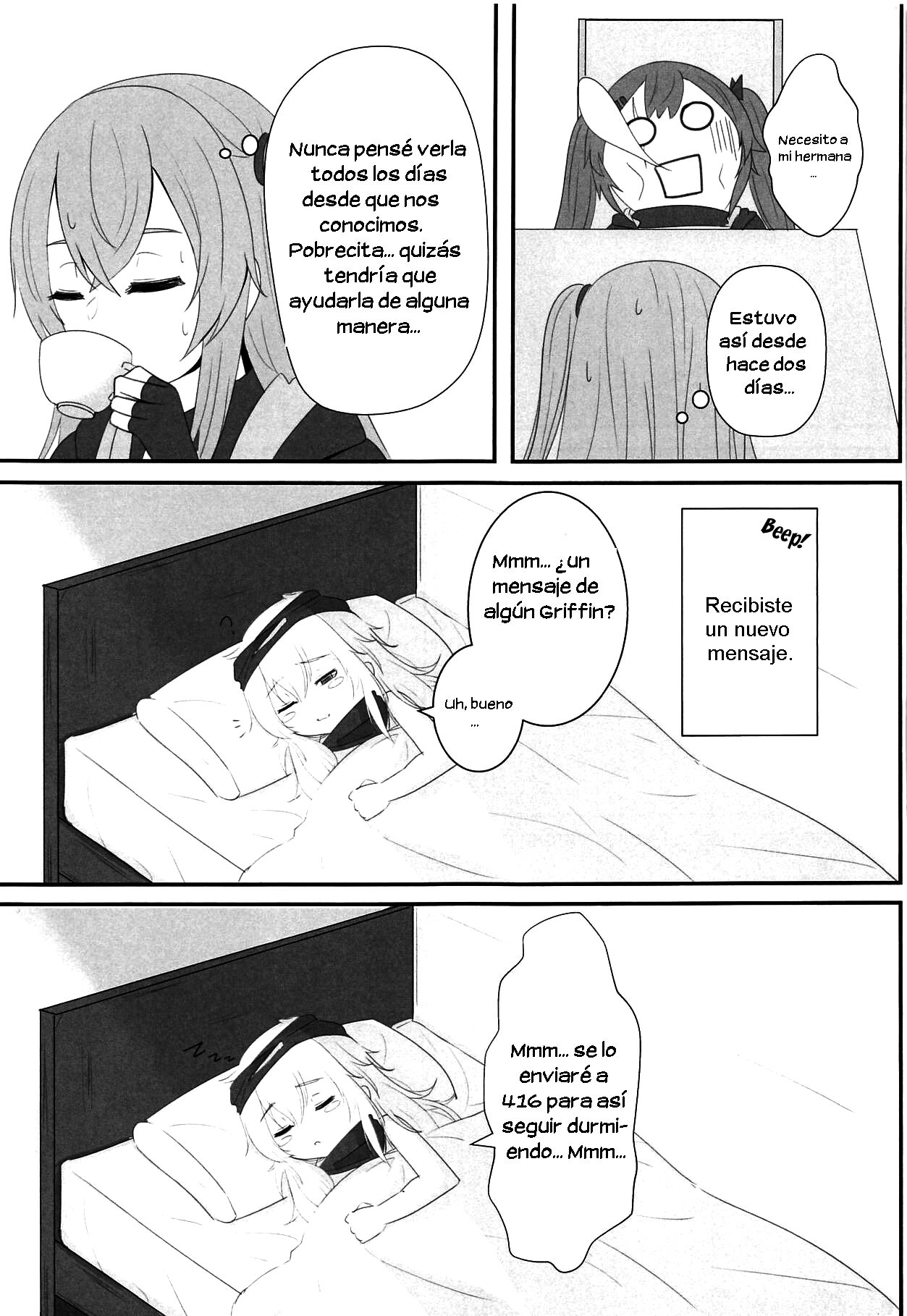 (C95) [Senba] Watashi no 45-nee wa Hitori dake! (Girls' Frontline) [Spanish] [Nekomi Fans] 画像番号 16