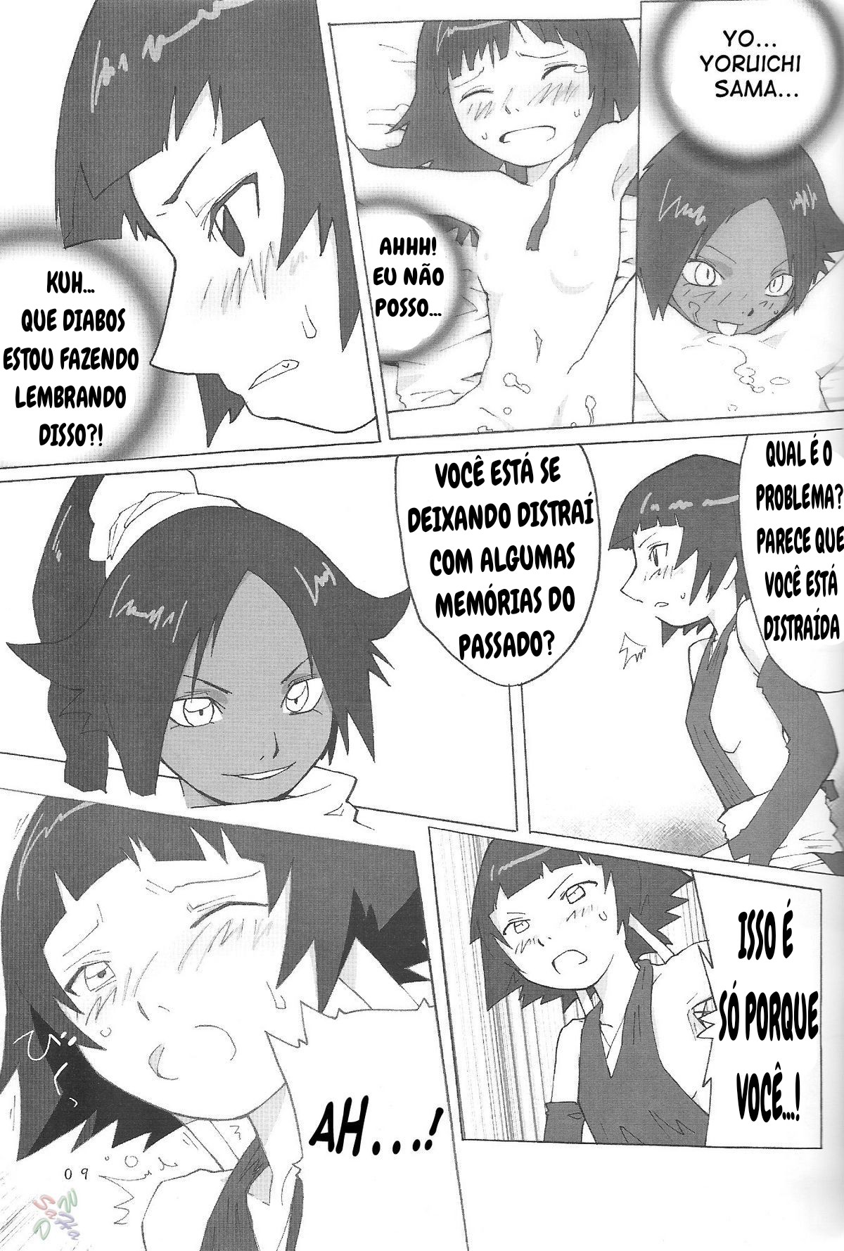 (C67) [Orange Milk Donuts (Mizu)] Yoruichi-sama (Bleach) [Portuguese-BR] изображение № 8