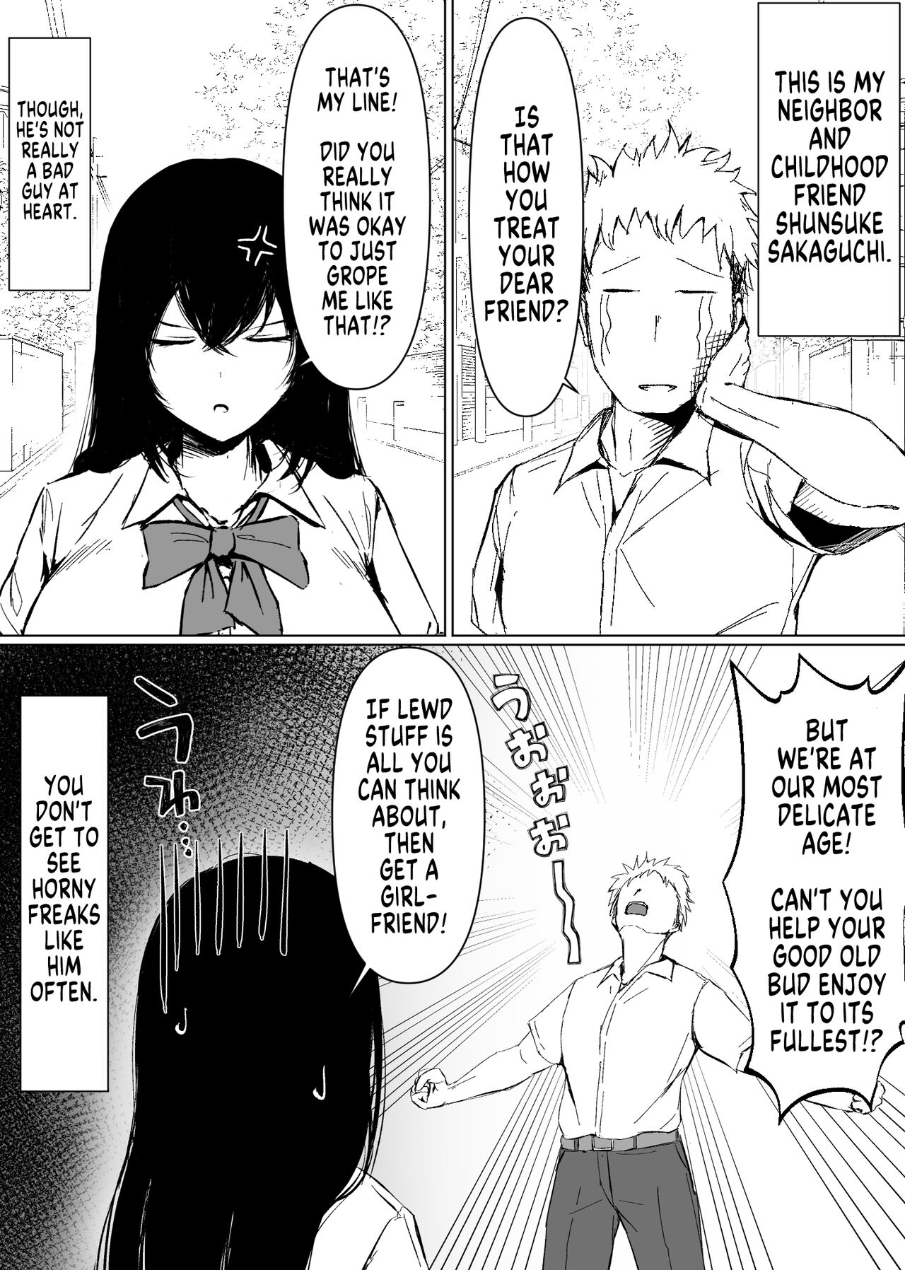 [Meteor-ya (Tennouzu Meteor)] TS Shitara Dosukebe Osananajimi no Onegai o Kotowarikirezu ni Namapako Saremakucchatta Hanashi [English] [SachiKing] Bildnummer 7