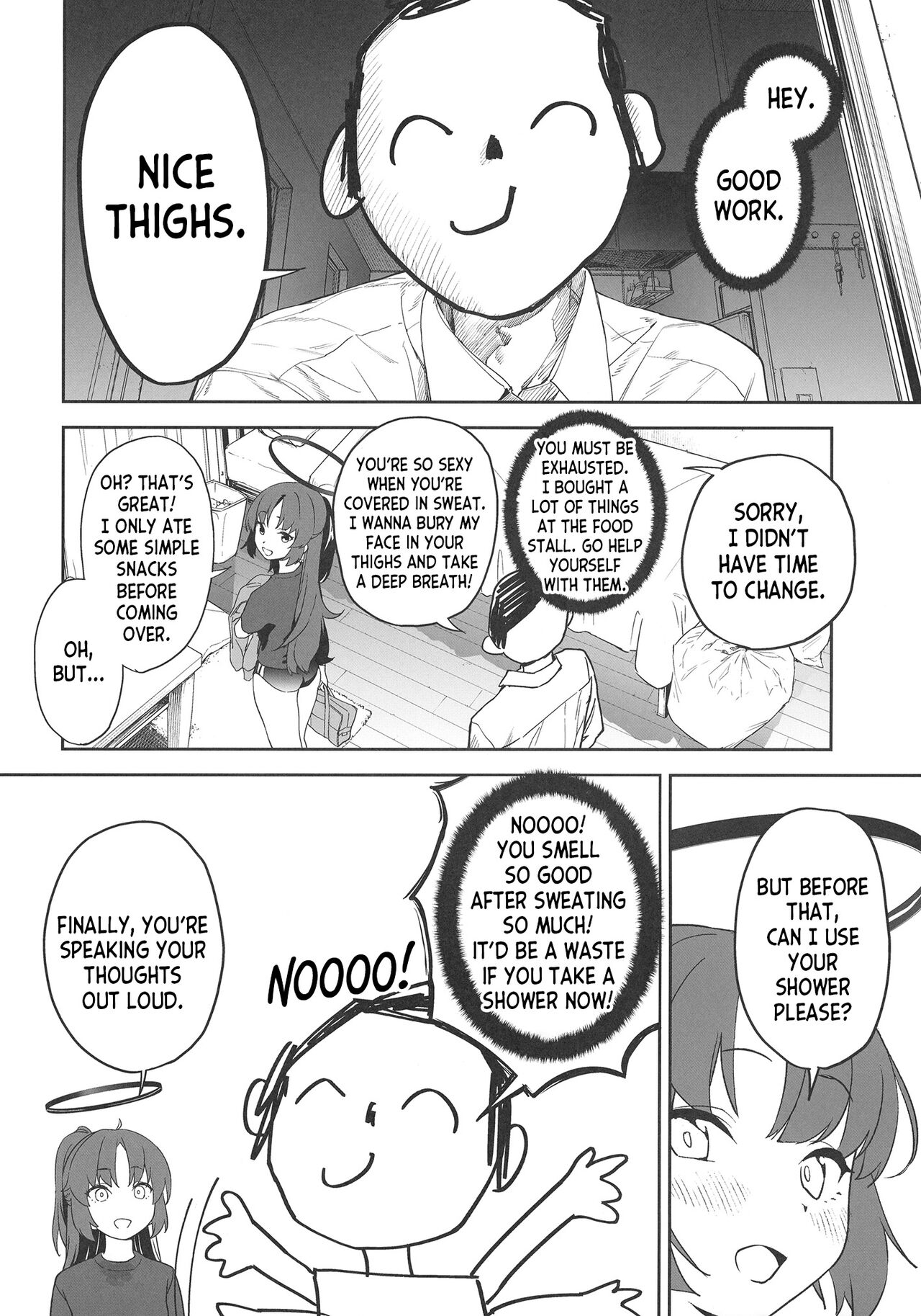 (C101) [Camrism (Kito Sakeru)] Shimi Ase Yuuka no Mure Momo Manko (Blue Archive) [English] [desudesu] изображение № 4