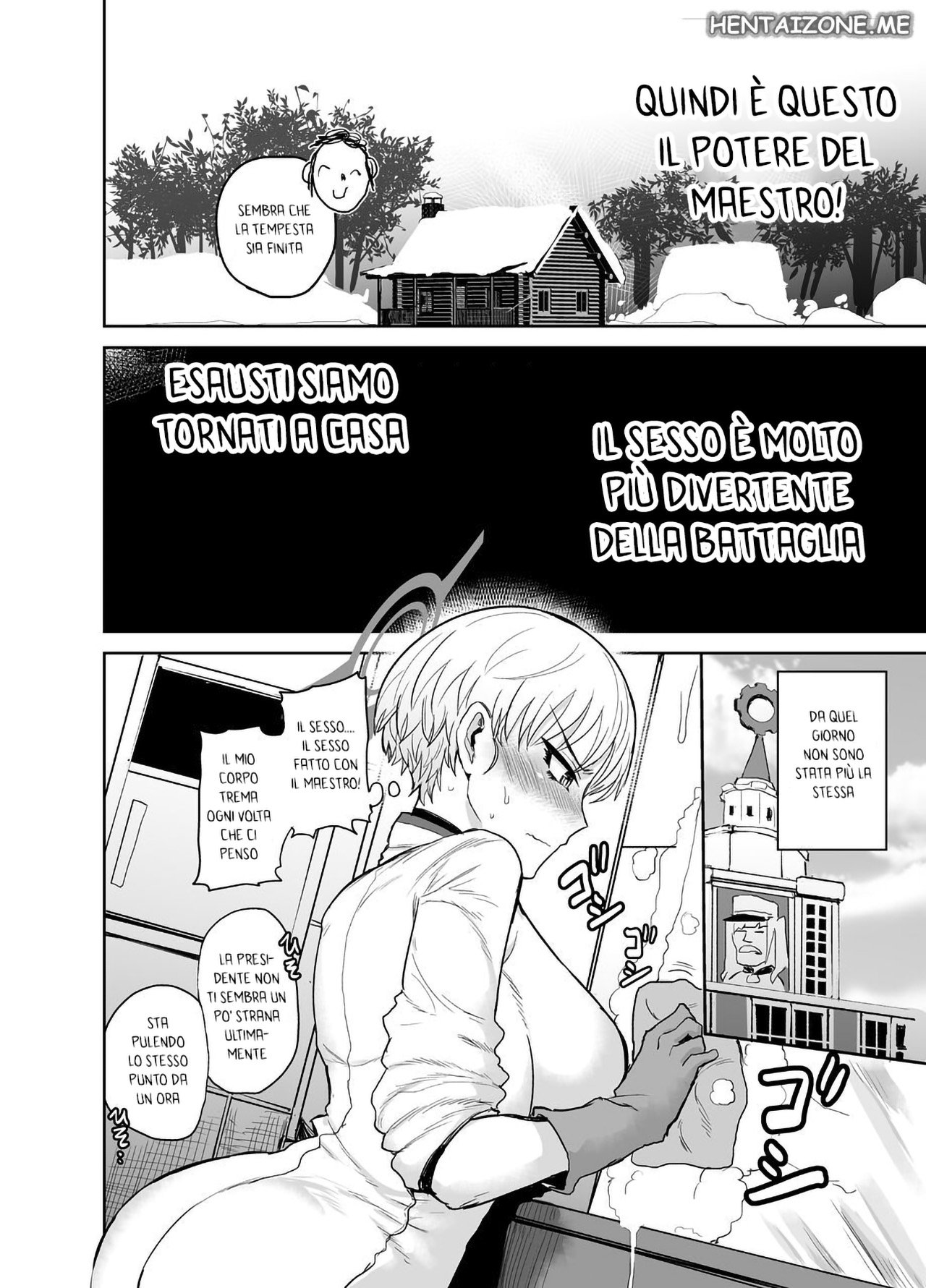 [EARRINGS BOM FACTORY (ICHIGAIN)] Totsugeki Yori Tanoshii Koto | Il Sesso è Meglio della Battaglia (Blue Archive) [Italian] [Digital] numero di immagine  5