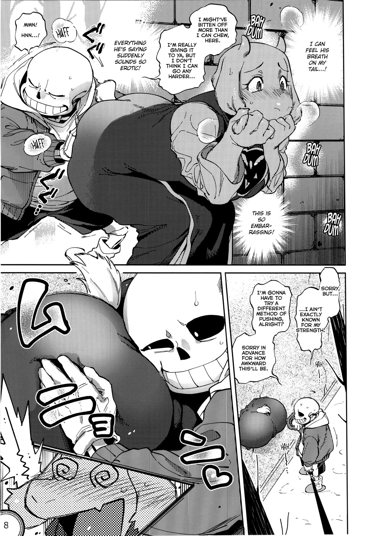 (Chou Kimi no Sentaku 2022) [Nambokuya (Namboku)] Kabe no Ana | Hole in the Wall (Undertale) [English] 画像番号 8