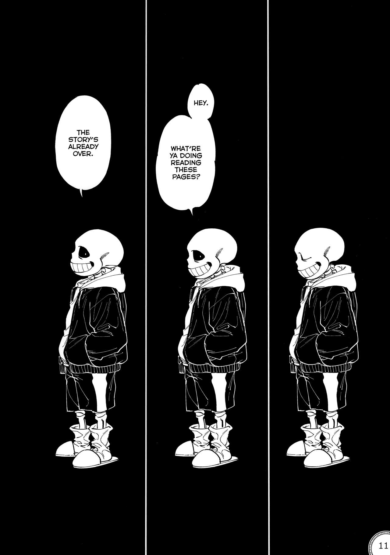 (Chou Kimi no Sentaku 2022) [Nambokuya (Namboku)] Kabe no Ana | Hole in the Wall (Undertale) [English] 画像番号 11