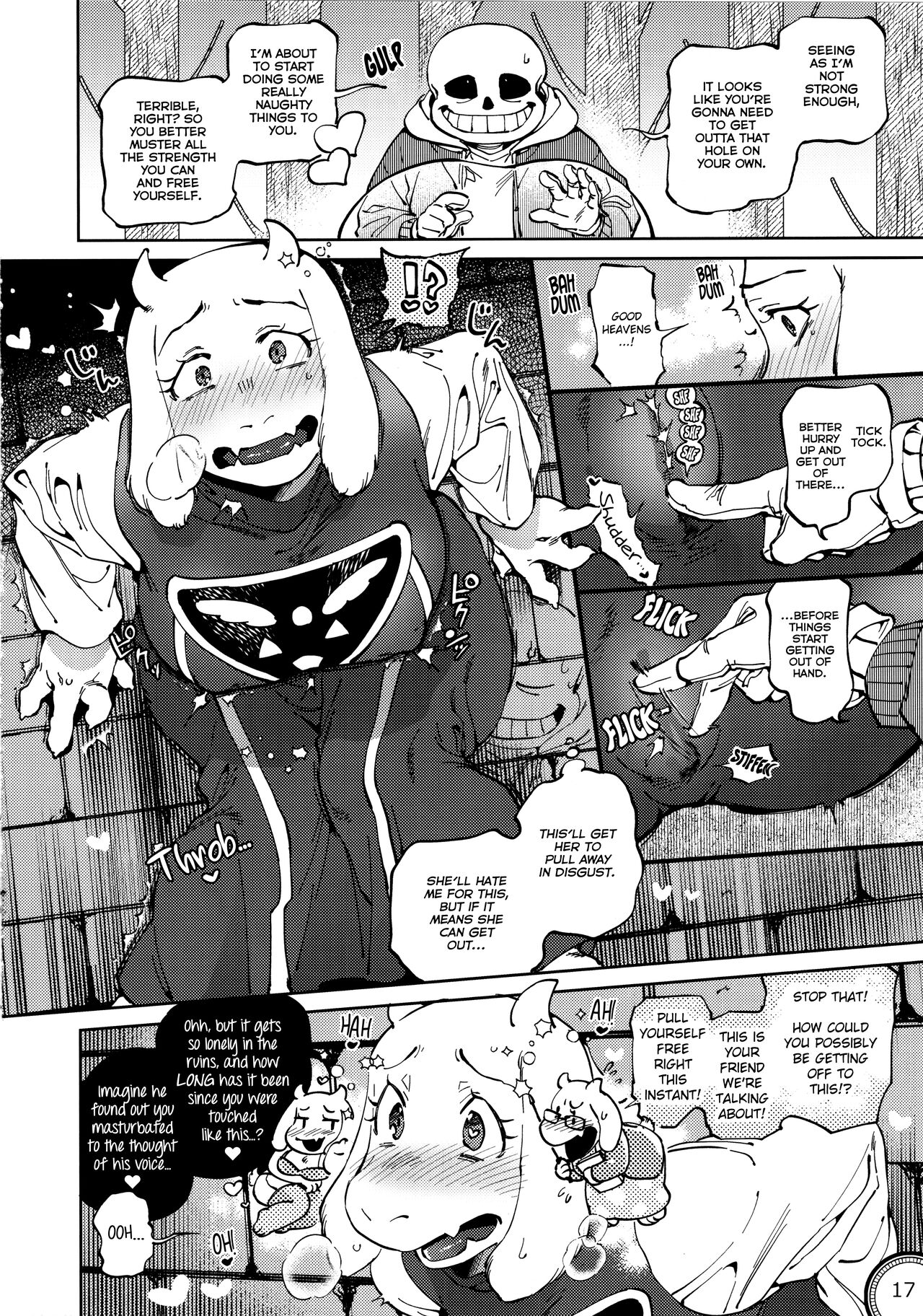 (Chou Kimi no Sentaku 2022) [Nambokuya (Namboku)] Kabe no Ana | Hole in the Wall (Undertale) [English] 画像番号 17