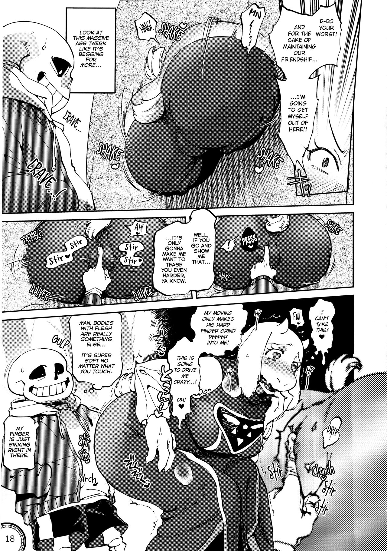 (Chou Kimi no Sentaku 2022) [Nambokuya (Namboku)] Kabe no Ana | Hole in the Wall (Undertale) [English] 画像番号 18