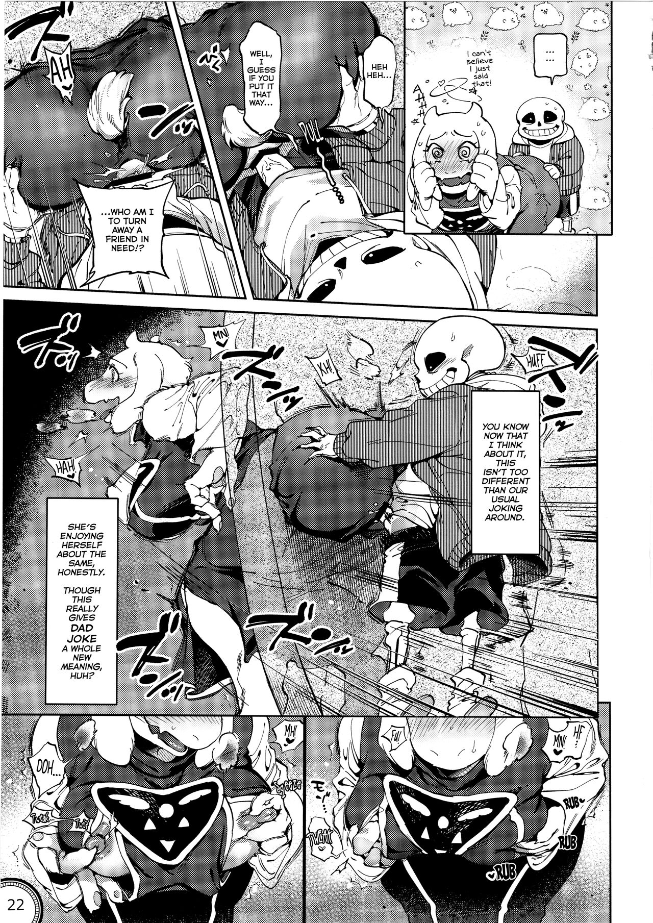 (Chou Kimi no Sentaku 2022) [Nambokuya (Namboku)] Kabe no Ana | Hole in the Wall (Undertale) [English] 画像番号 22