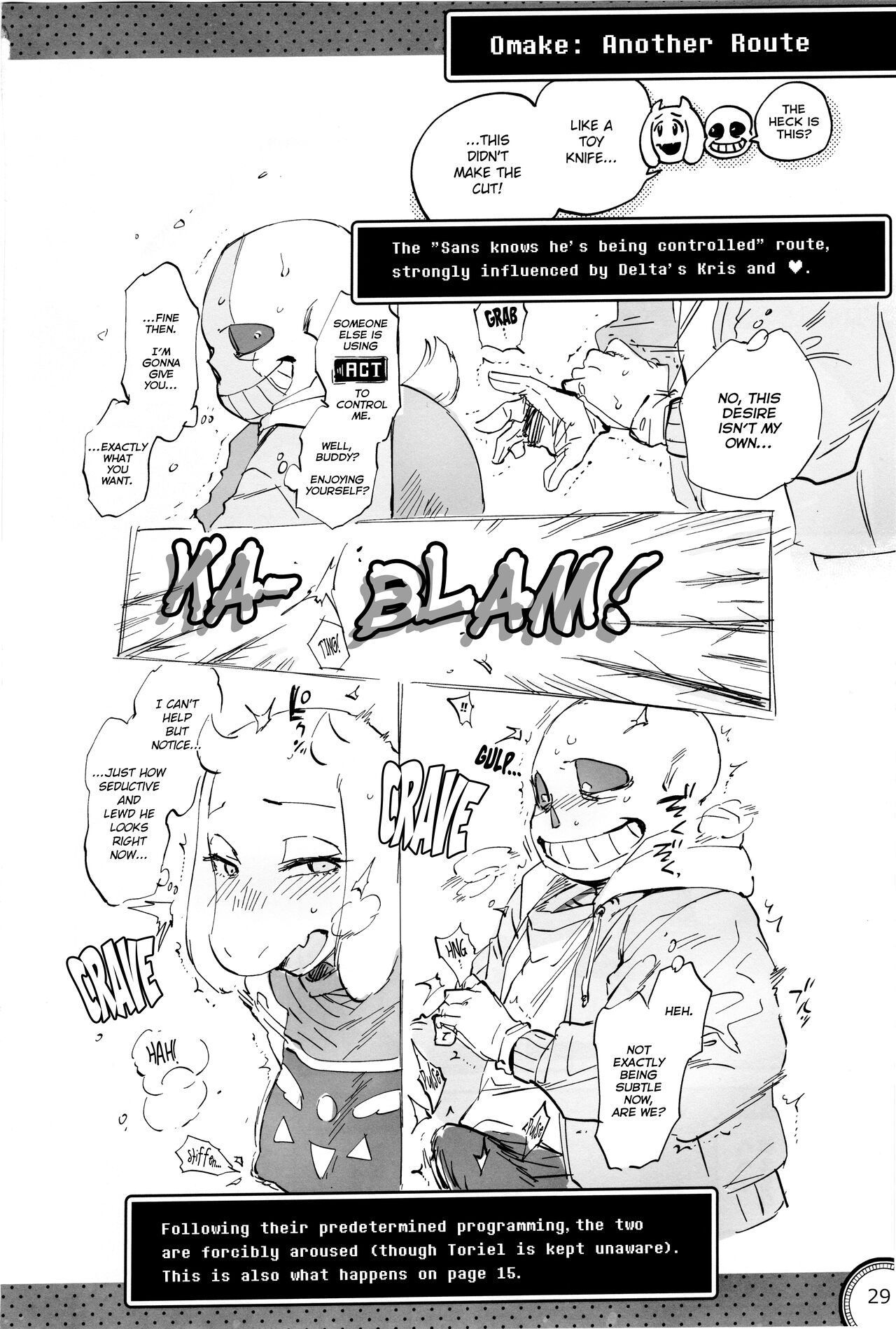 (Chou Kimi no Sentaku 2022) [Nambokuya (Namboku)] Kabe no Ana | Hole in the Wall (Undertale) [English] 画像番号 29