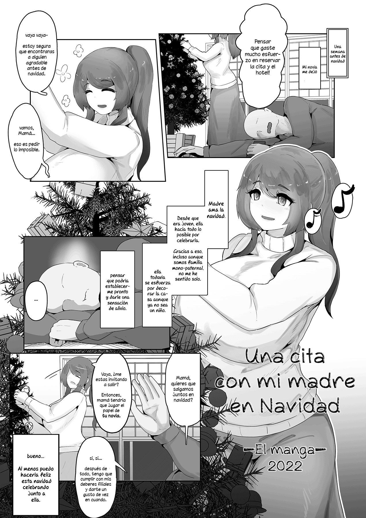 [moya] Christmas Boshi Kan 2022|Una cita con mi madre en Navidad—El manga—2022|[Spanish][TheApofVerse] изображение № 1