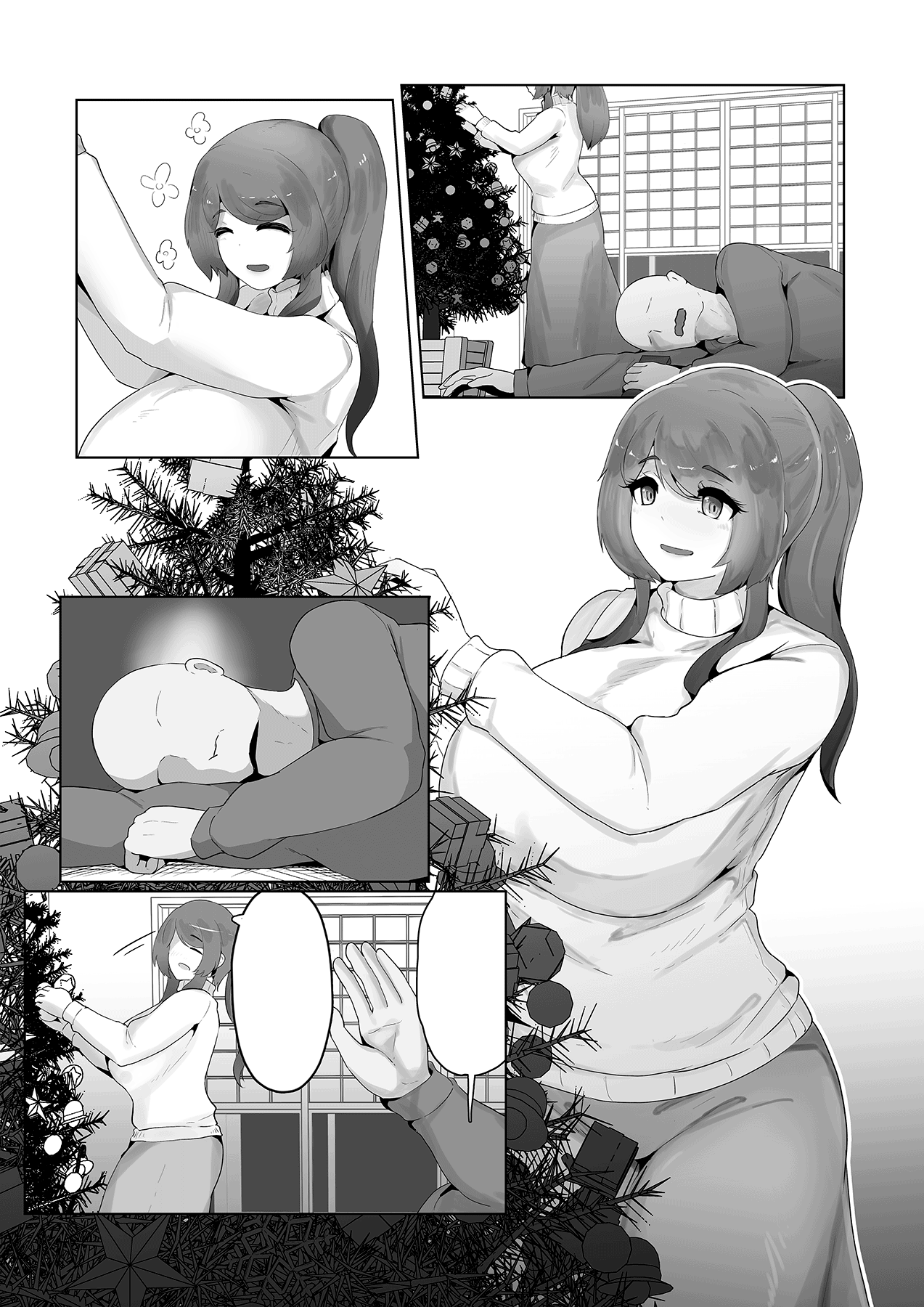 [moya] Christmas Boshi Kan 2022|Una cita con mi madre en Navidad—El manga—2022|[Spanish][TheApofVerse] изображение № 16