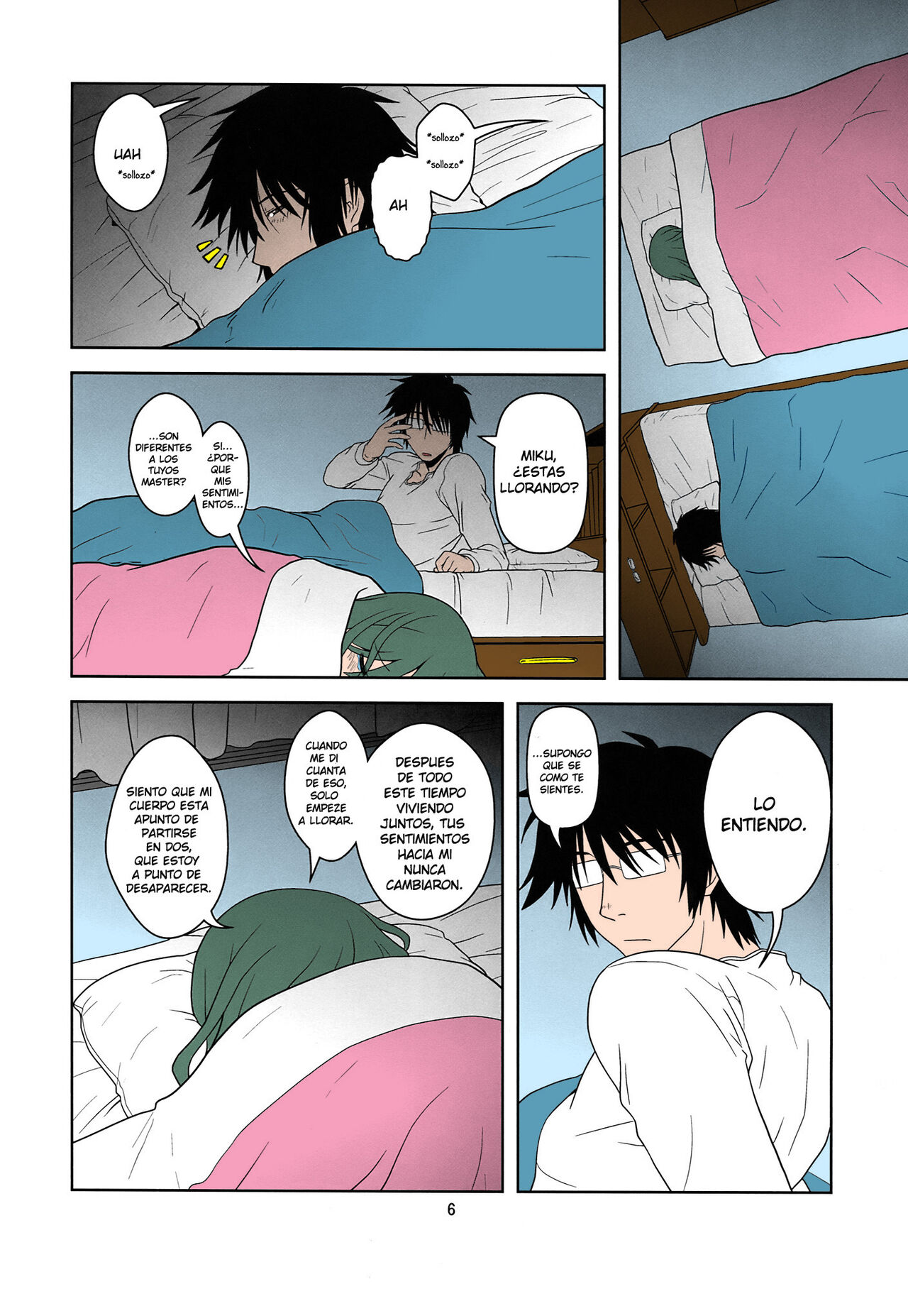 (COMIC1☆4) [Credit (Akikan)] Hatsu Mikku (VOCALOID) [Spanish] [Digital Lover Action Fansub] [Colorized] 图片编号 5