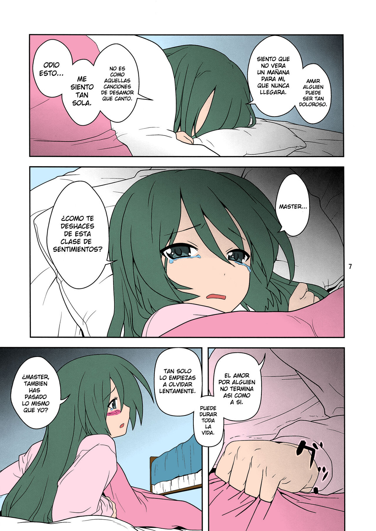 (COMIC1☆4) [Credit (Akikan)] Hatsu Mikku (VOCALOID) [Spanish] [Digital Lover Action Fansub] [Colorized] 图片编号 6